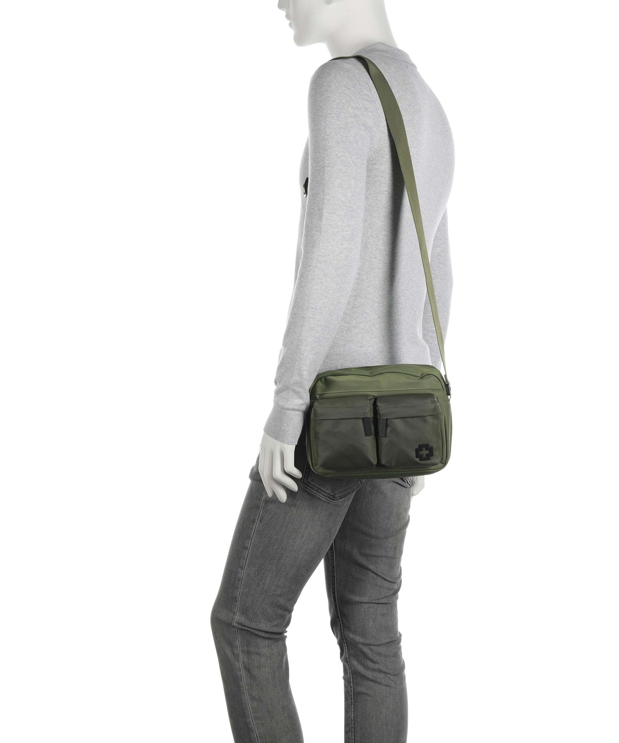 Strellson Wood Street Odd Crossbody bag khaki - Image 3