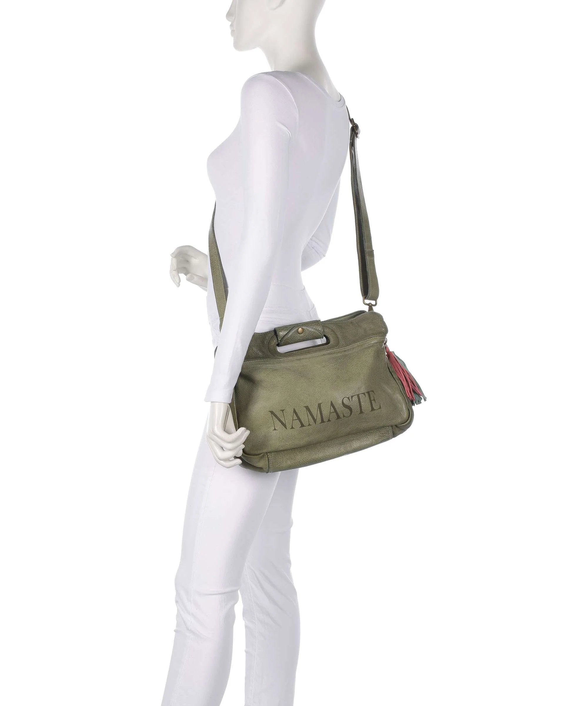 Taschendieb Wien Freundgasse 3 Crossbody bag green leaf - Image 3