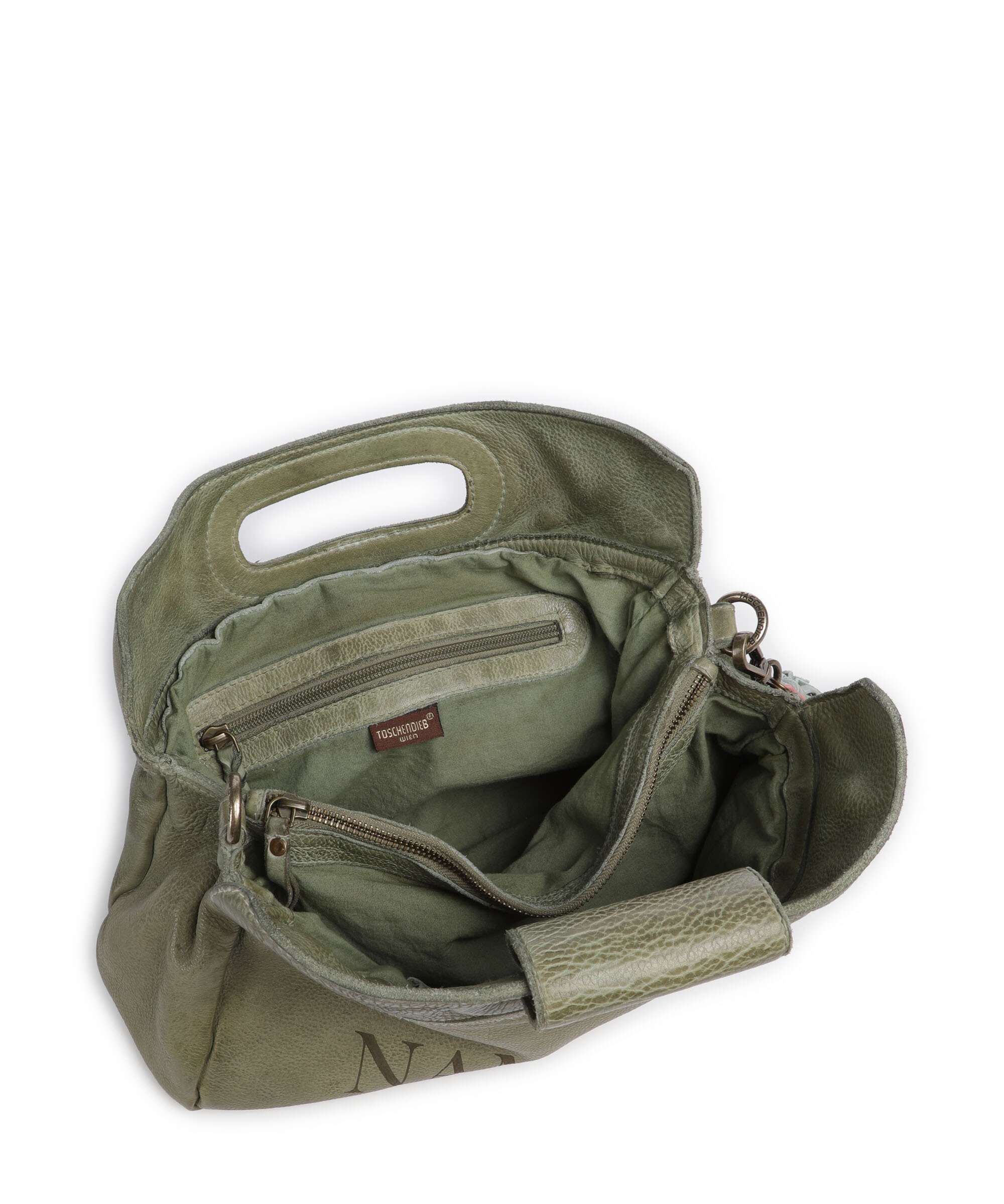 Taschendieb Wien Freundgasse 3 Crossbody bag green leaf - Image 6