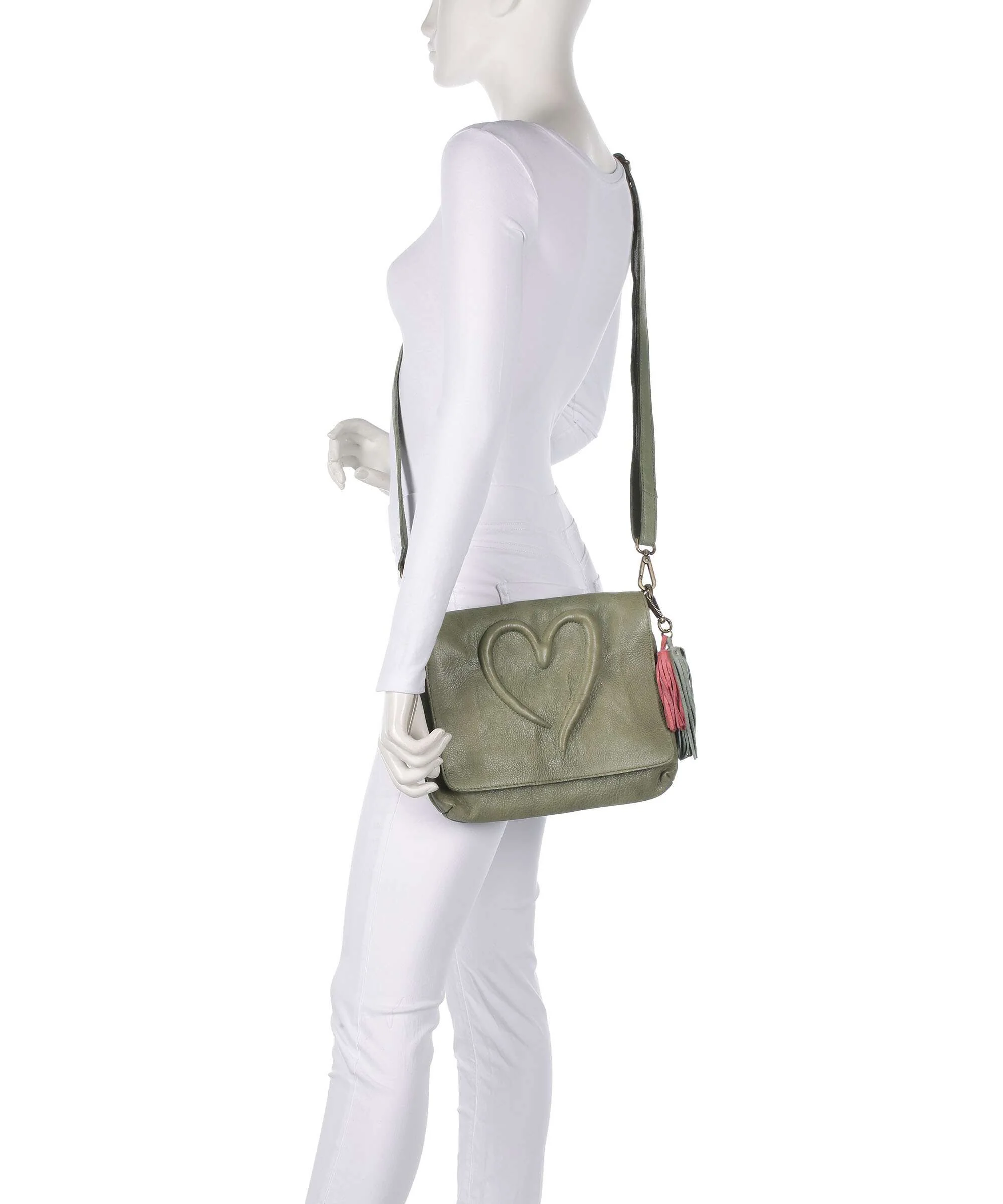 Taschendieb Wien Herzweg 3 Crossbody bag green leaf - Image 3