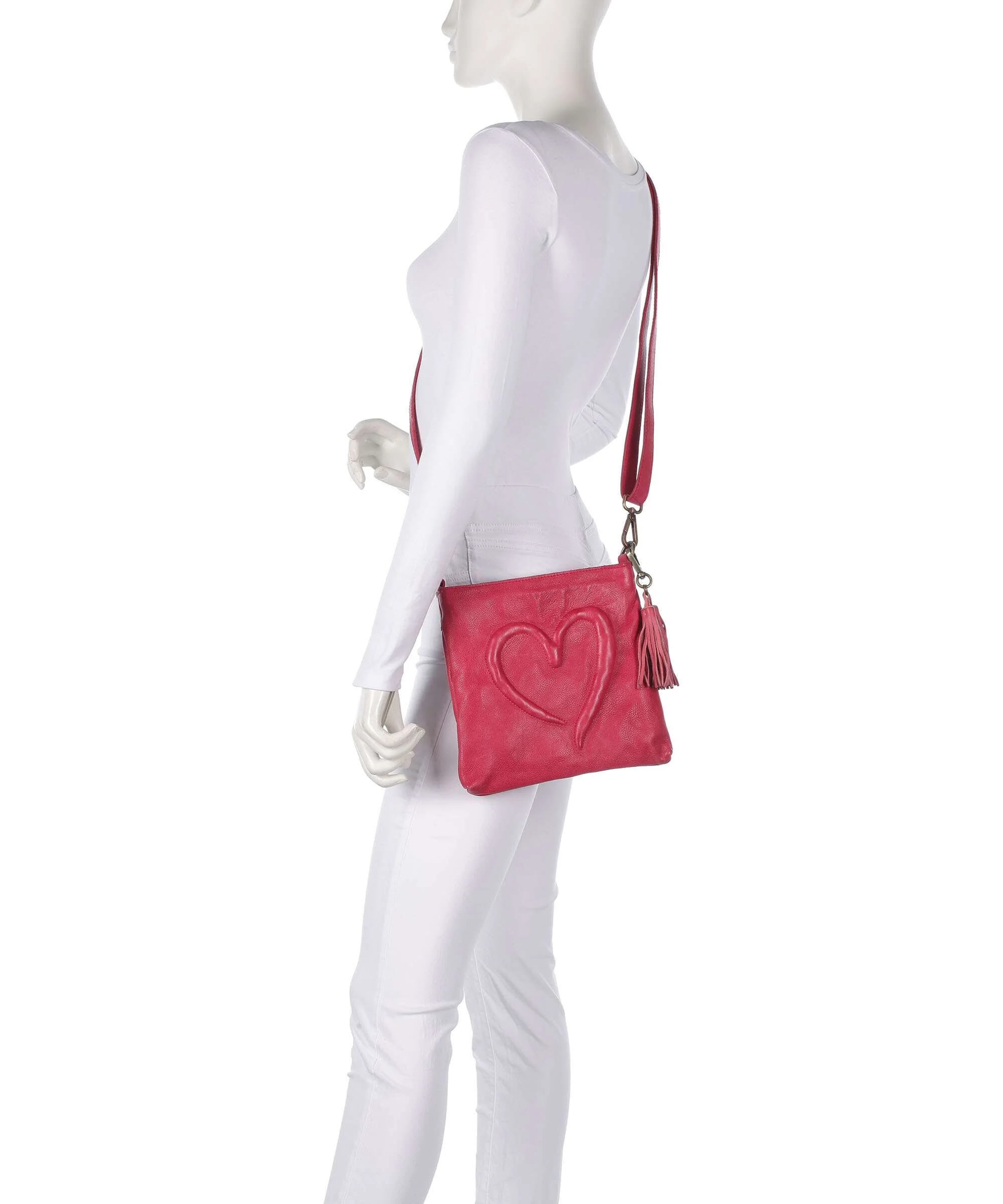 Taschendieb Wien Herzweg 4 Crossbody bag pink love - Image 3