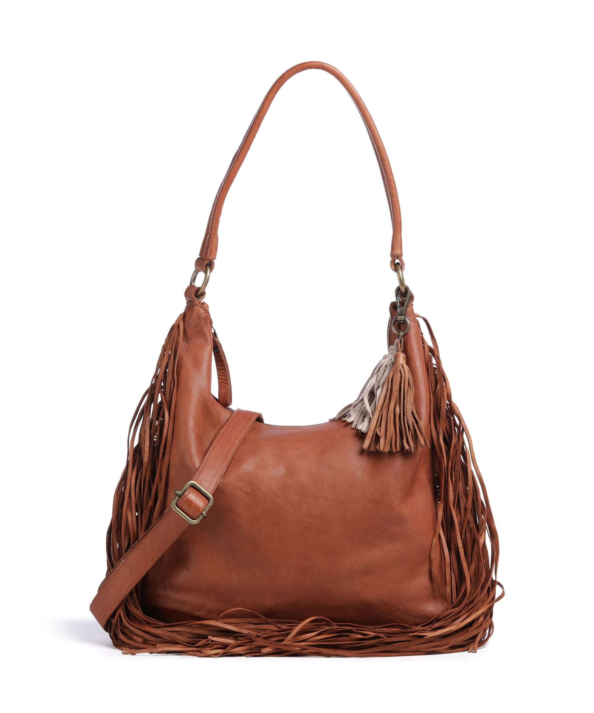 Taschendieb Wien Löwengasse 5x Hobo bag cognac