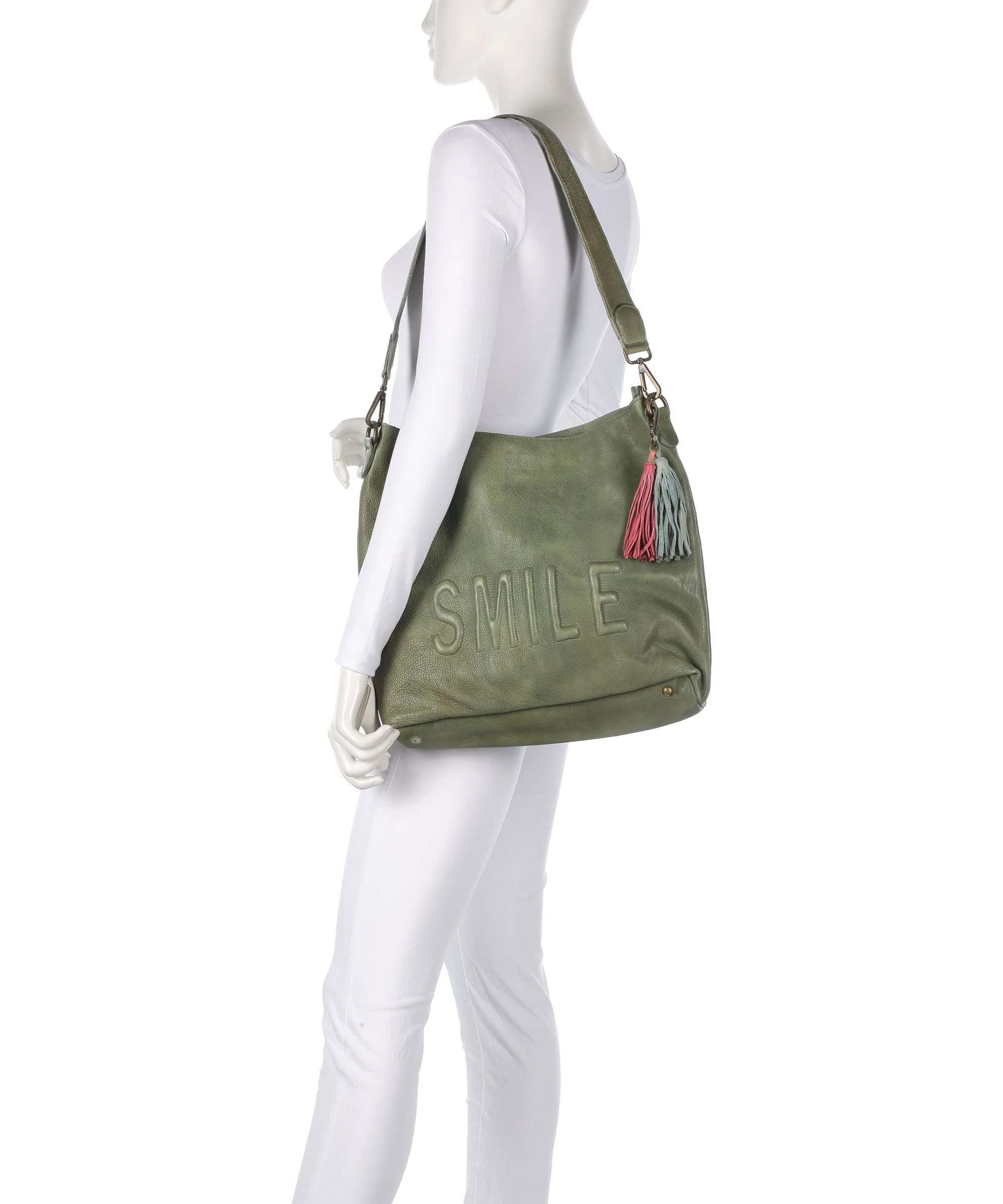 Taschendieb Wien Paoliweg 2 Hobo bag green leaf - Image 3
