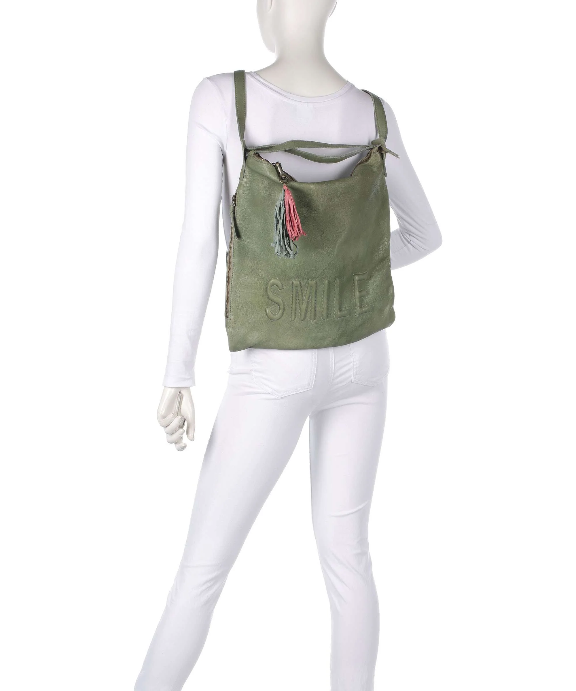 Taschendieb Wien Paoliweg 3 Backpack bag green leaf - Image 3