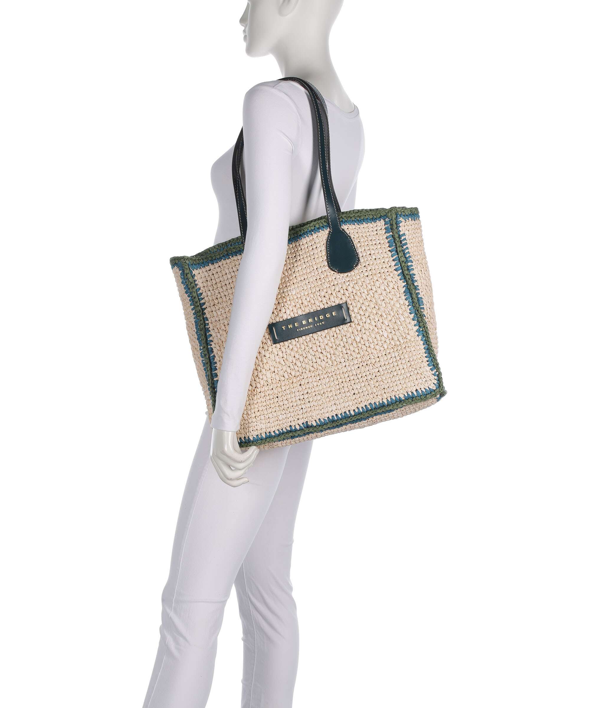 The Bridge Luna Tote bag pavone - Image 3