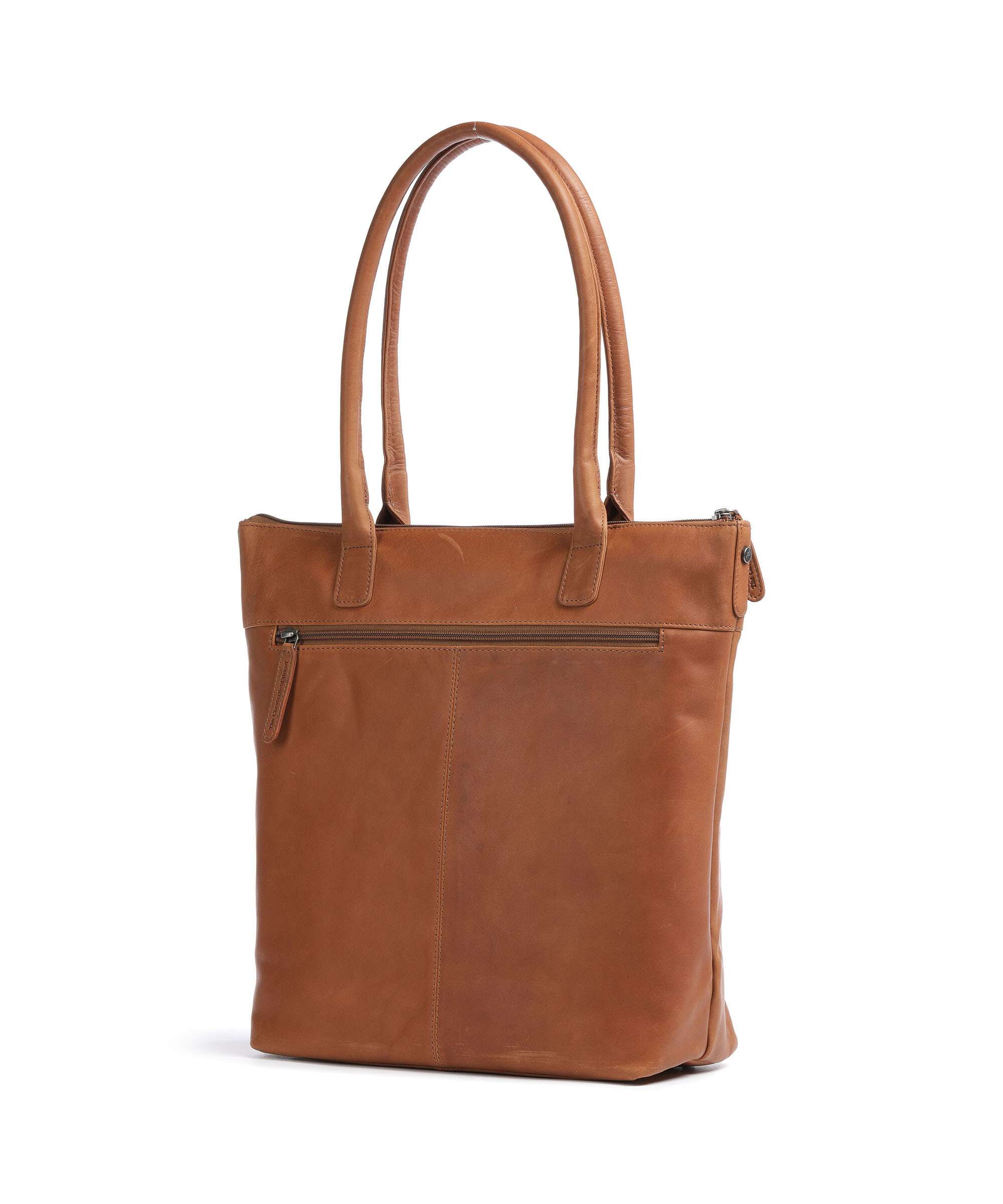 The Chesterfield Brand Cow Wax Pull Up Altona Tote bag cognac - Image 2
