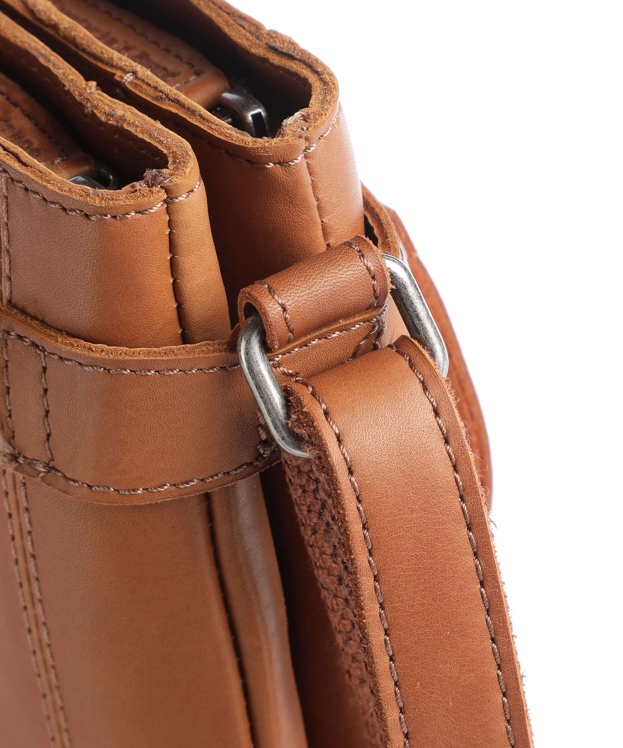 The Chesterfield Brand Cow Wax Pull Up Brandis Crossbody bag cognac - Image 4