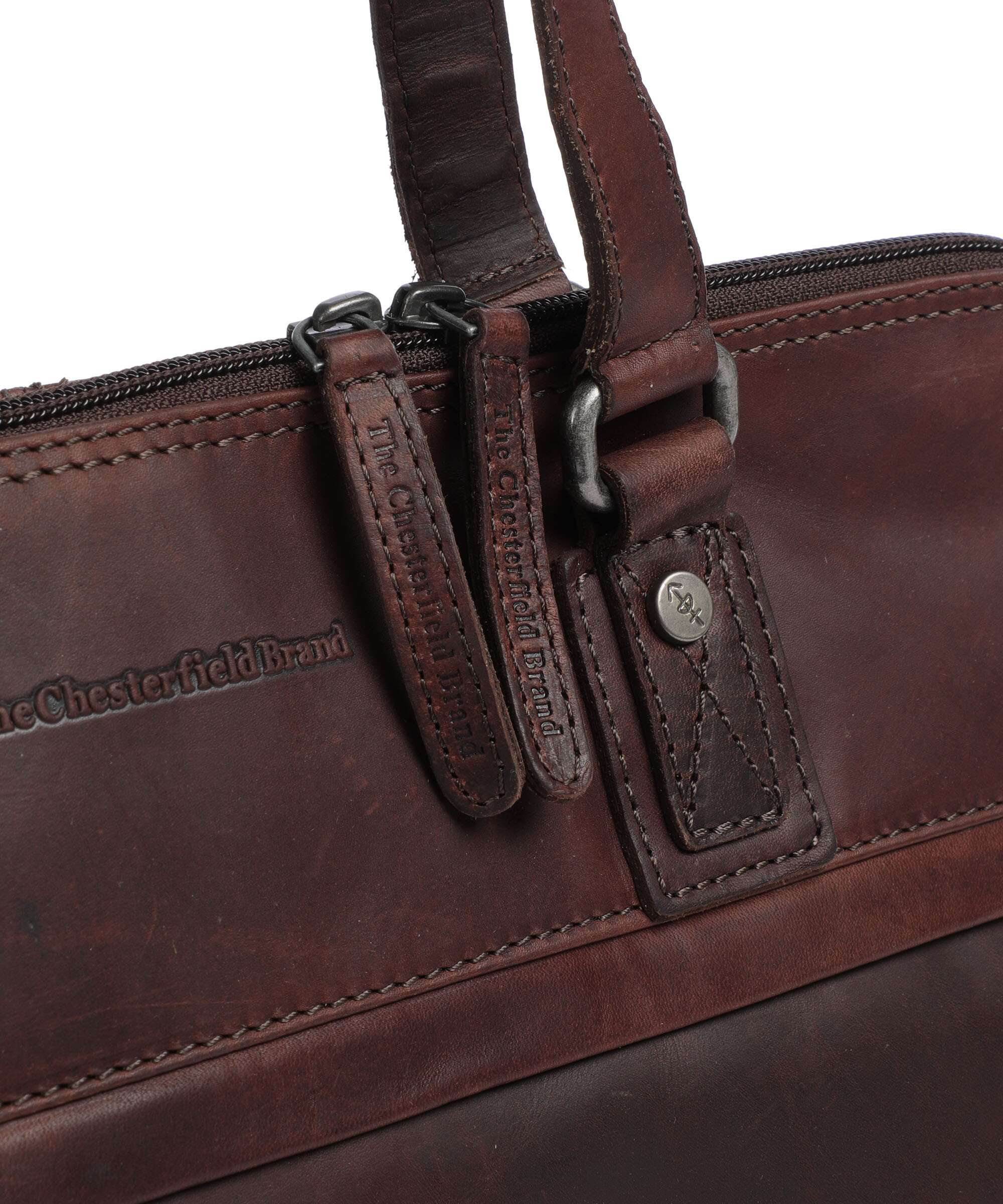 The Chesterfield Brand Cow Wax Pull Up Branson Shoulder bag brown - Image 4