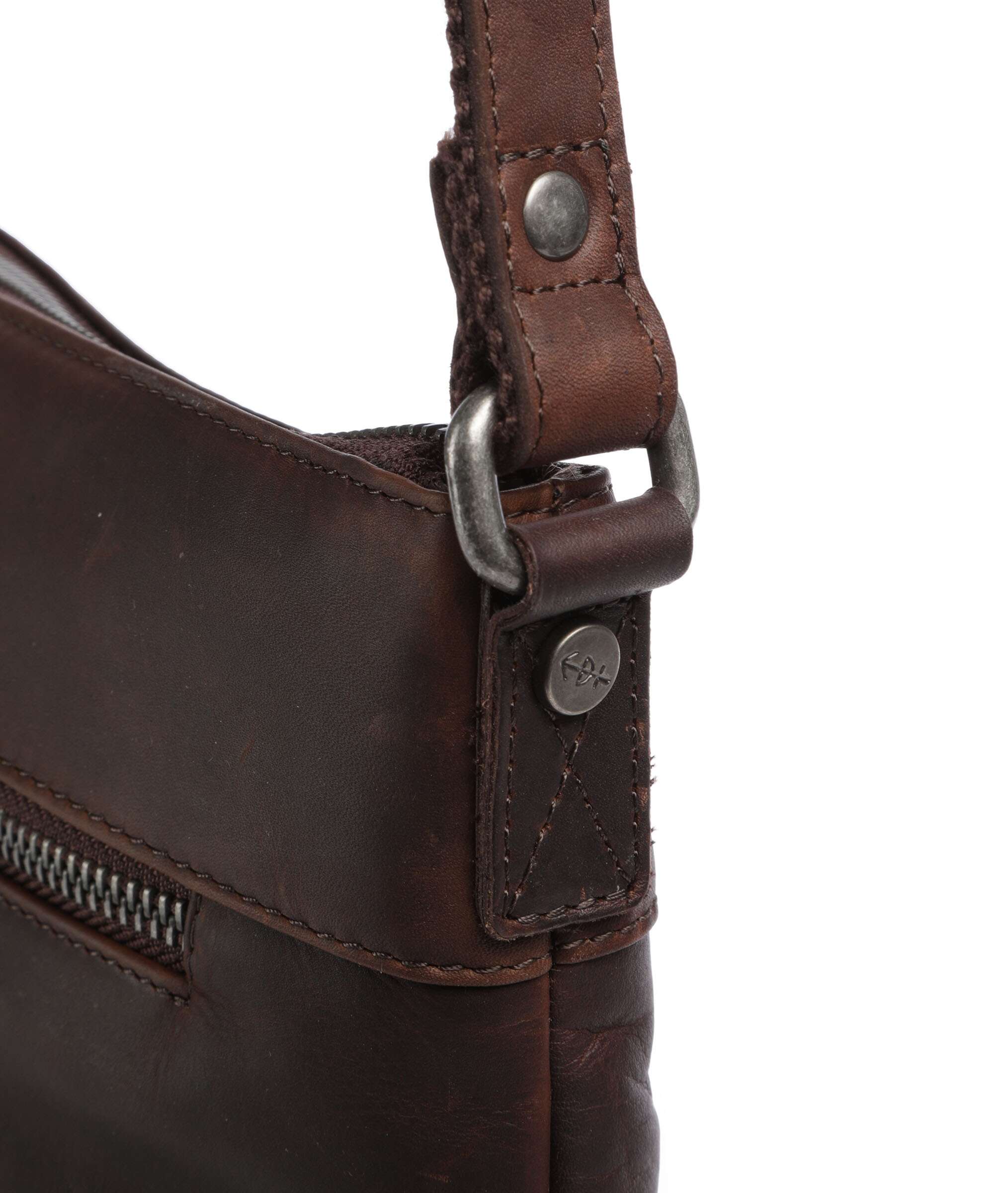 The Chesterfield Brand Cow Wax Pull Up Cartagena Crossbody bag brown - Image 4