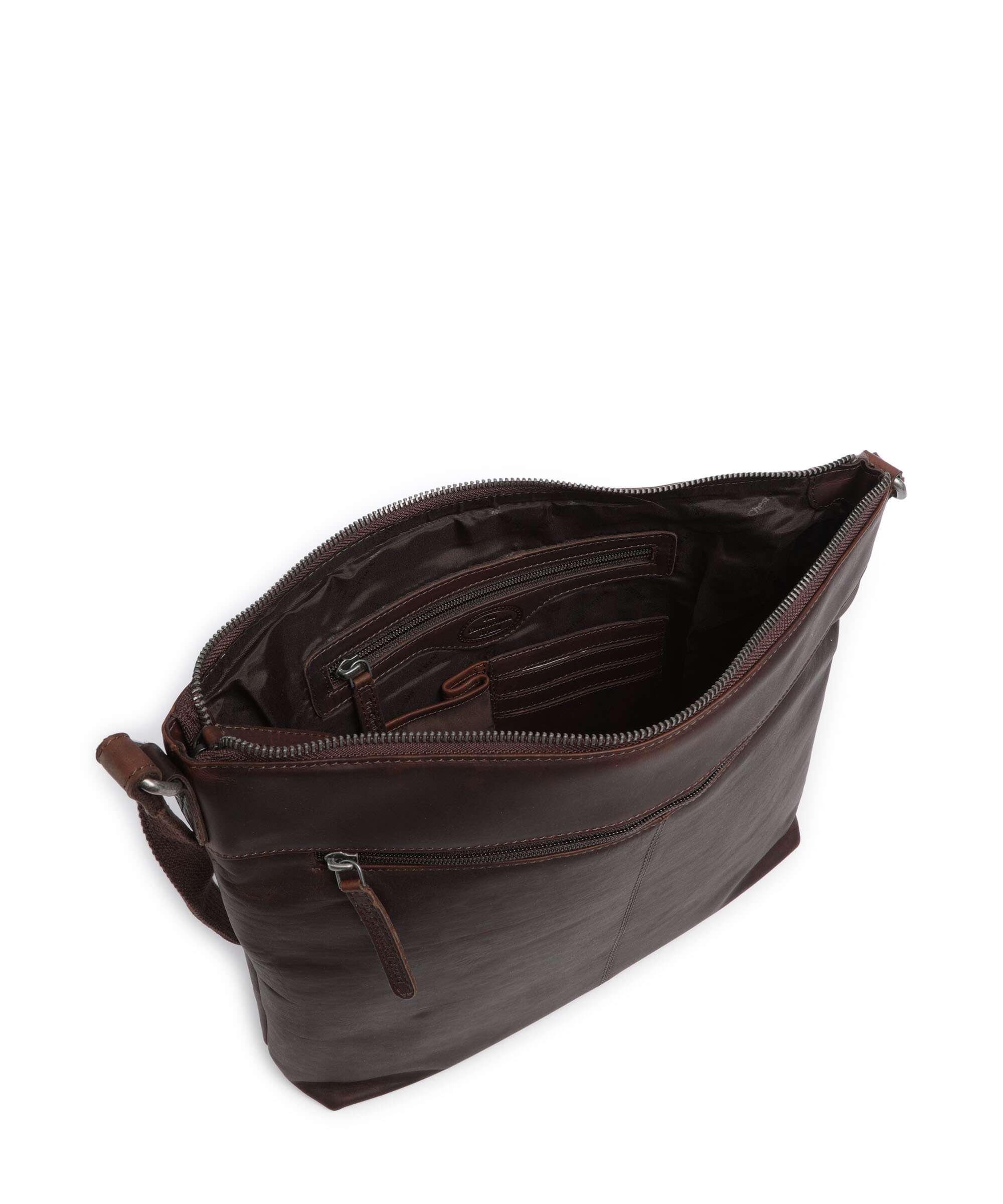 The Chesterfield Brand Cow Wax Pull Up Cartagena Crossbody bag brown - Image 6