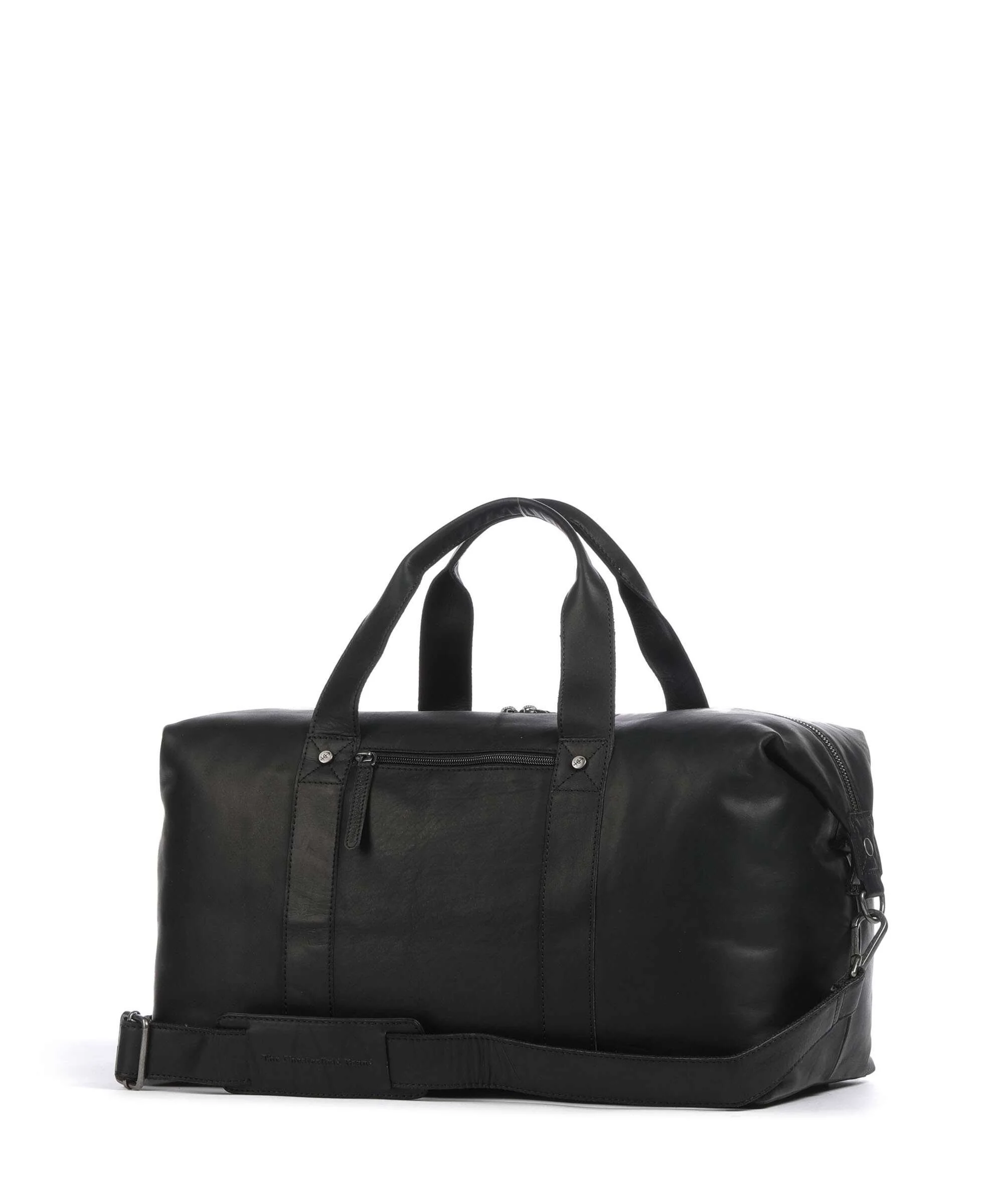The Chesterfield Brand Cow Wax Pull Up Conor Weekend bag black - Image 2