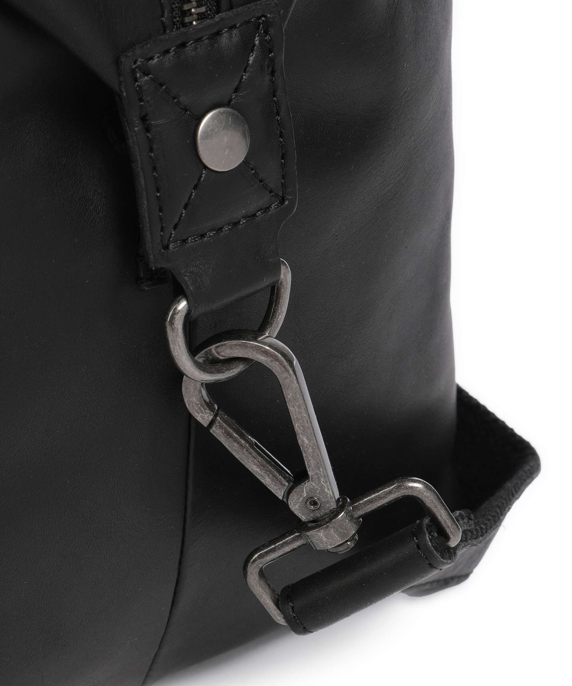 The Chesterfield Brand Cow Wax Pull Up Conor Weekend bag black - Image 3