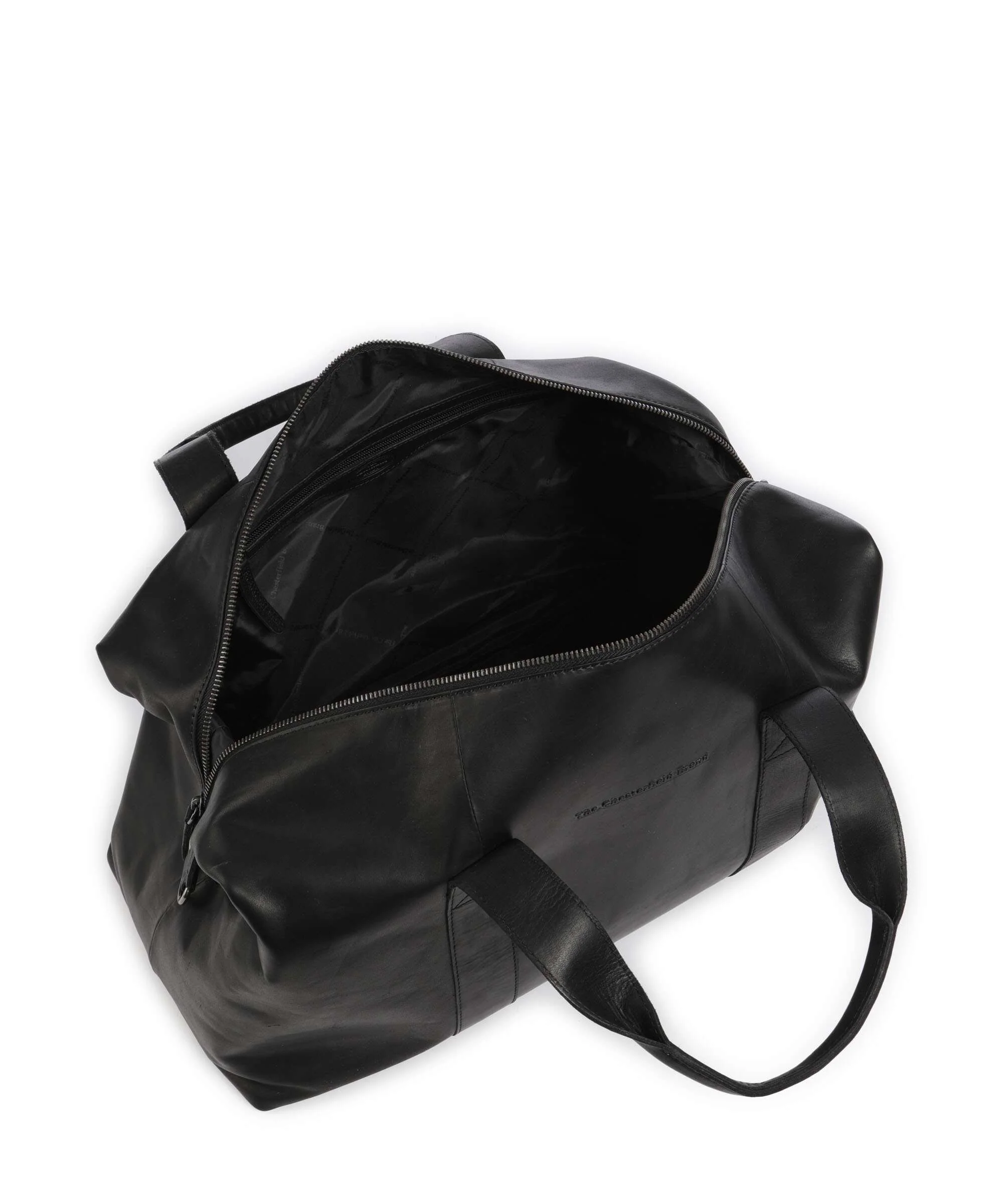 The Chesterfield Brand Cow Wax Pull Up Conor Weekend bag black - Image 5