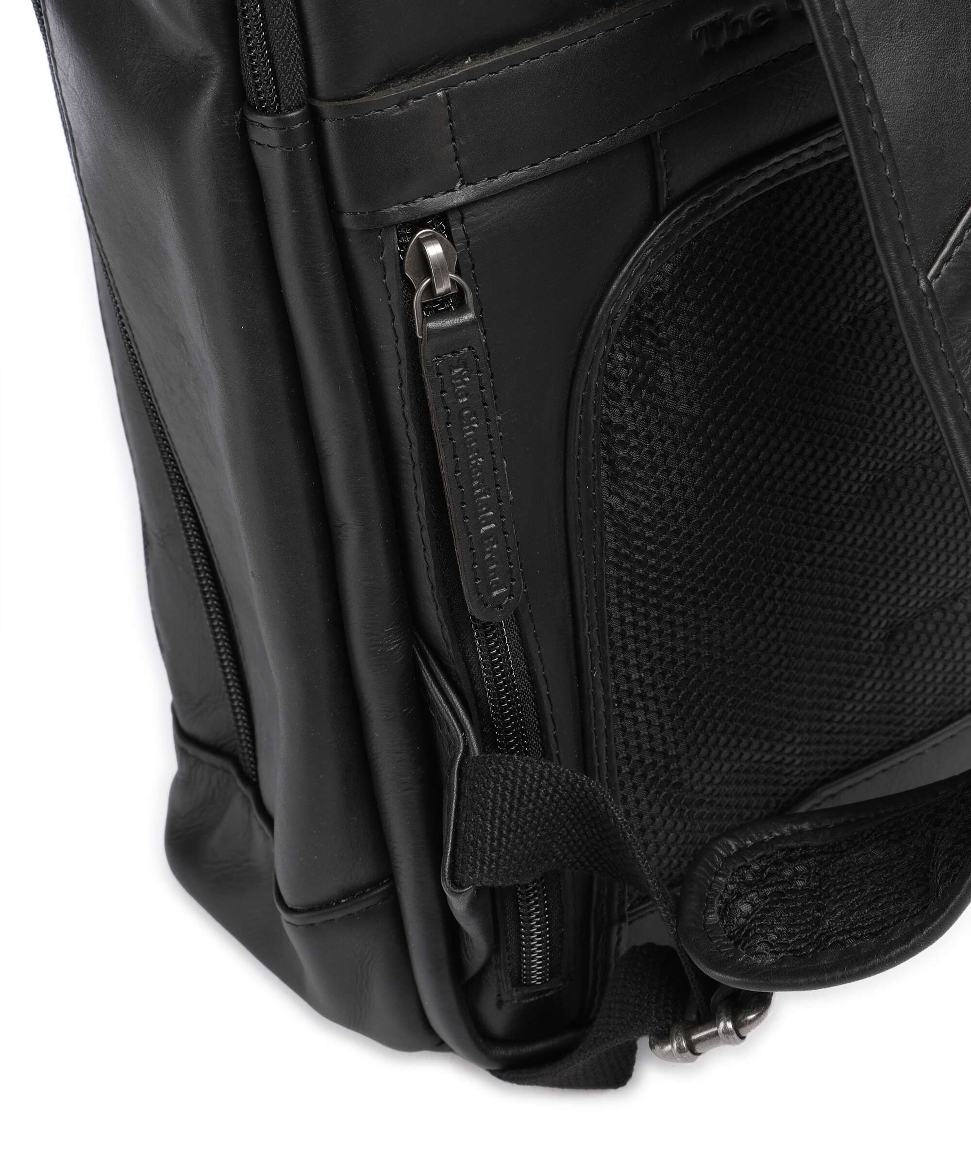 The Chesterfield Brand Cow Wax Pull Up Detroit Backpack black - Image 4