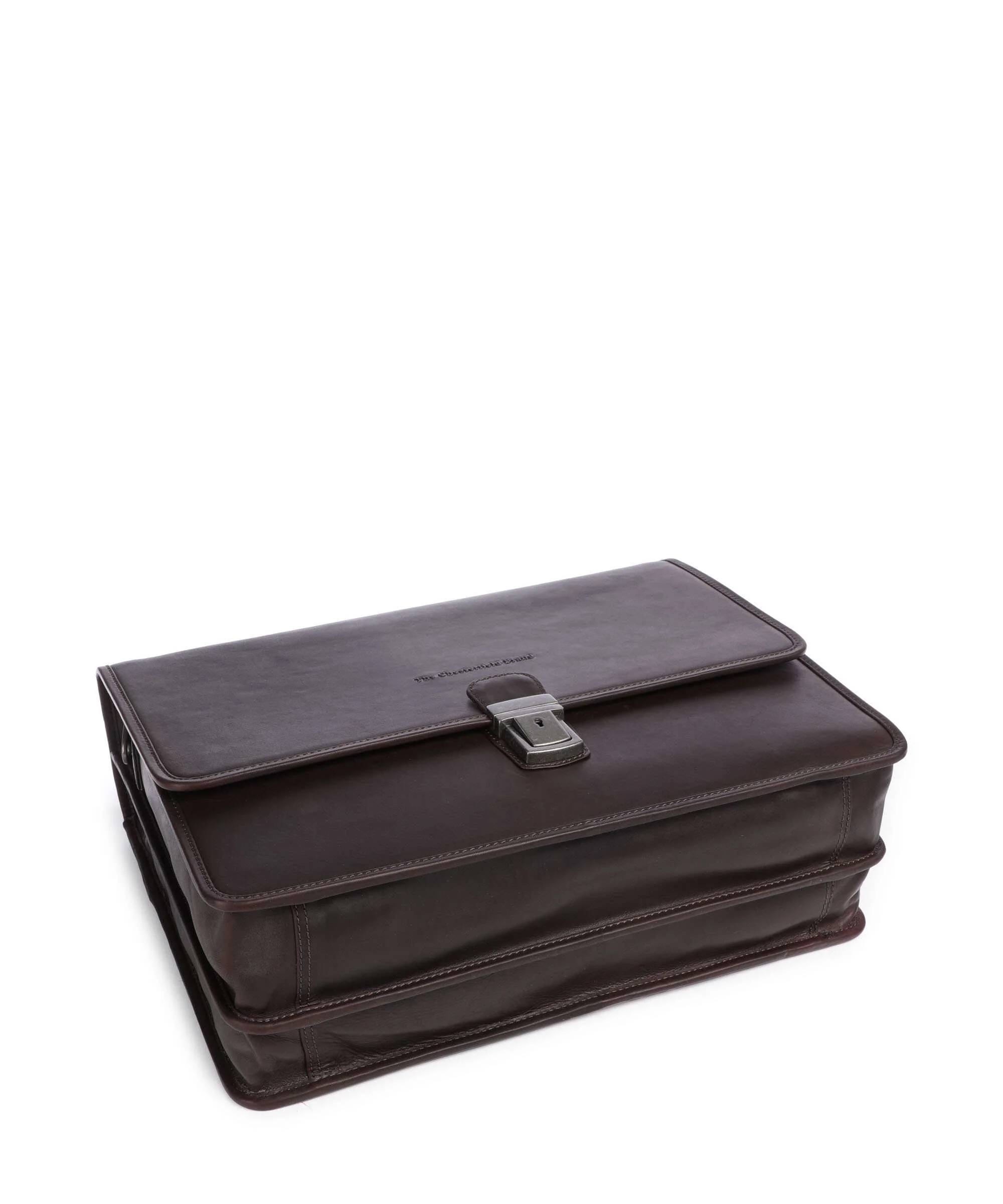 The Chesterfield Brand Cow Wax Pull Up Glenwood Briefcase brown - Image 5