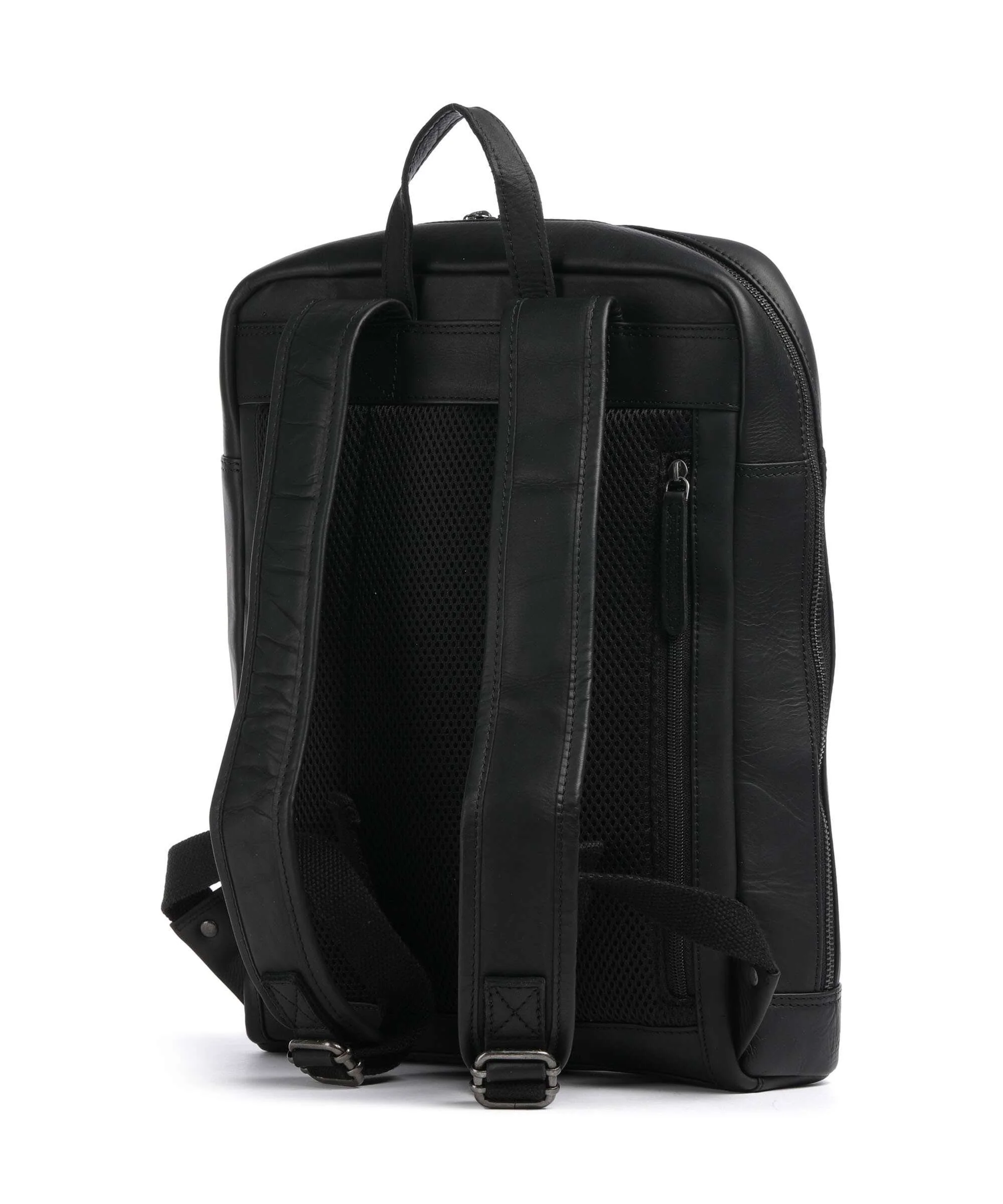 The Chesterfield Brand Cow Wax Pull Up Jasper Backpack black - Image 2