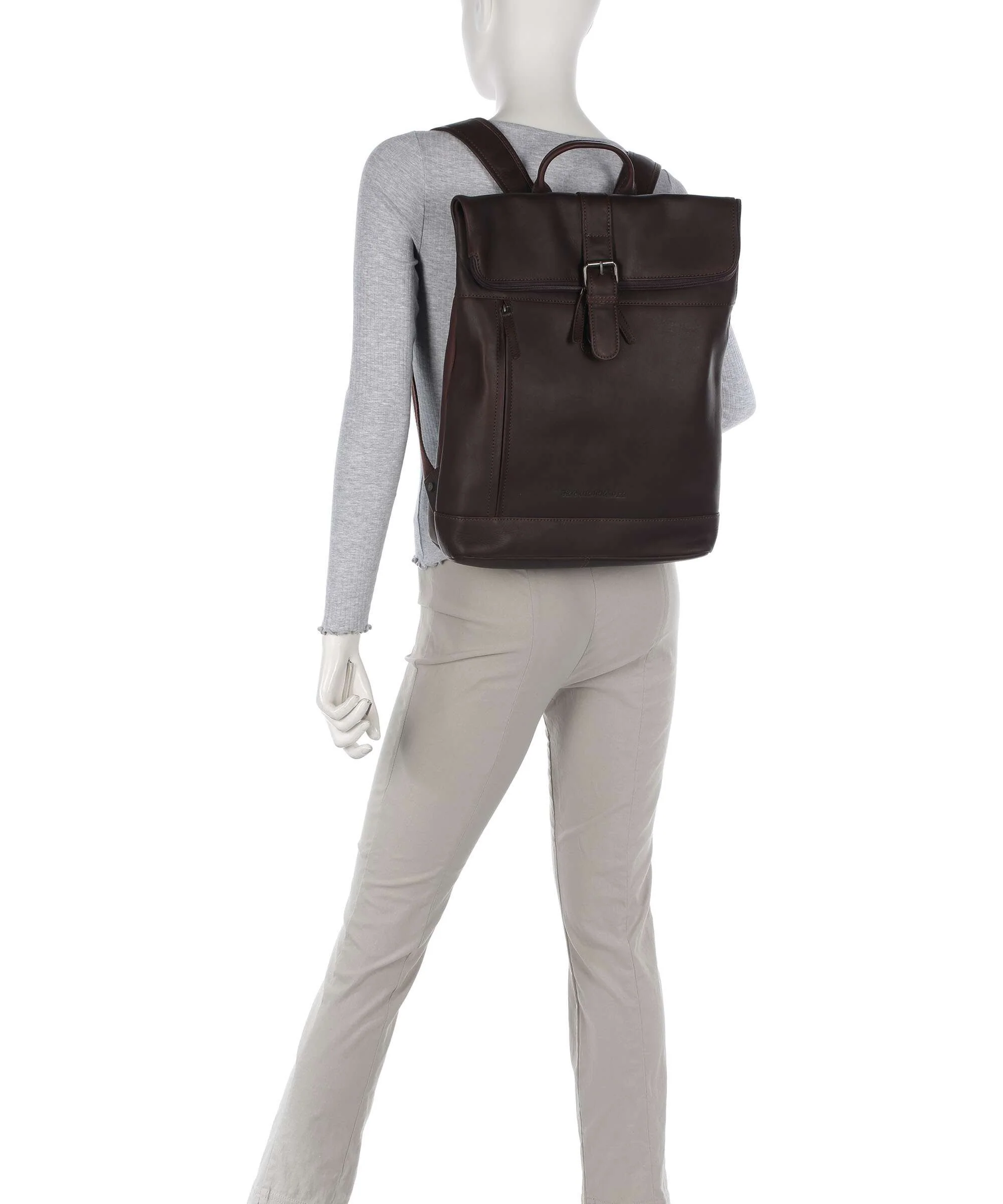 The Chesterfield Brand Cow Wax Pull Up Larsson Backpack brown - Image 3