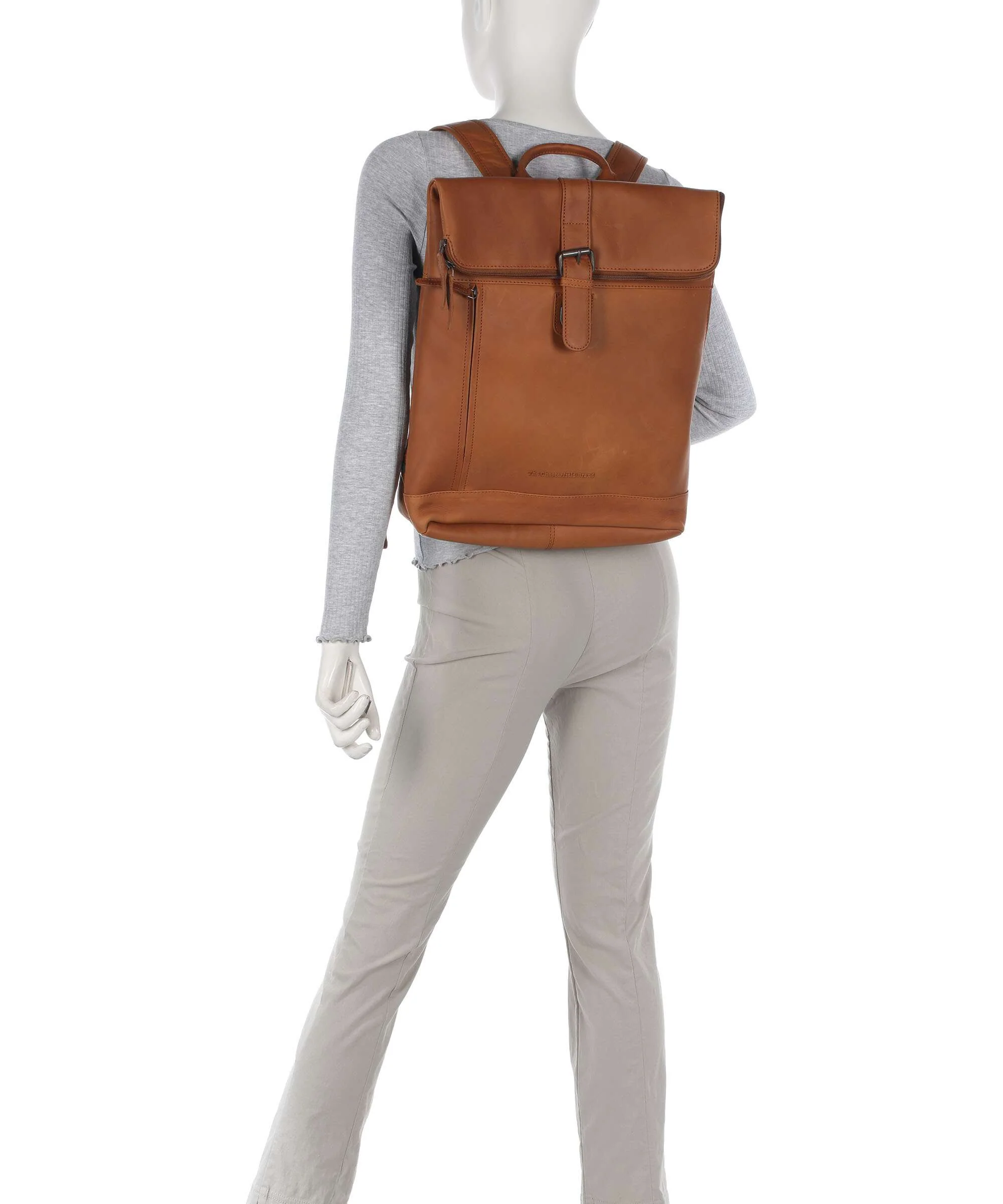 The Chesterfield Brand Cow Wax Pull Up Larsson Backpack cognac - Image 3