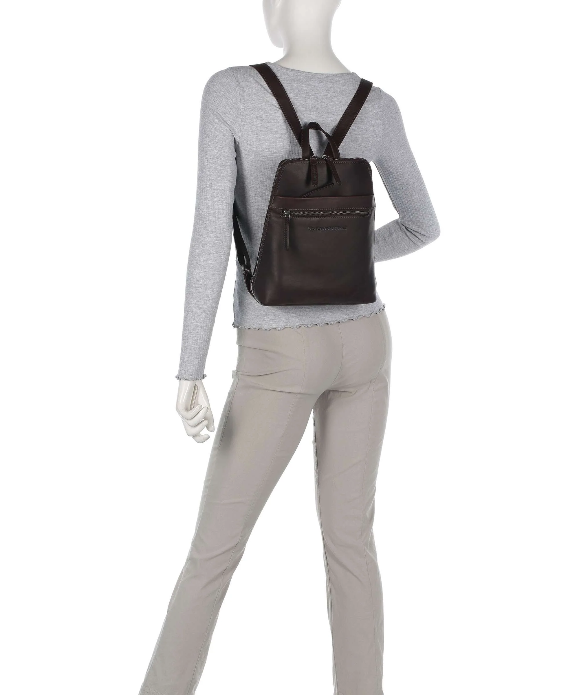 The Chesterfield Brand Cow Wax Pull Up Linford Backpack brown - Image 3