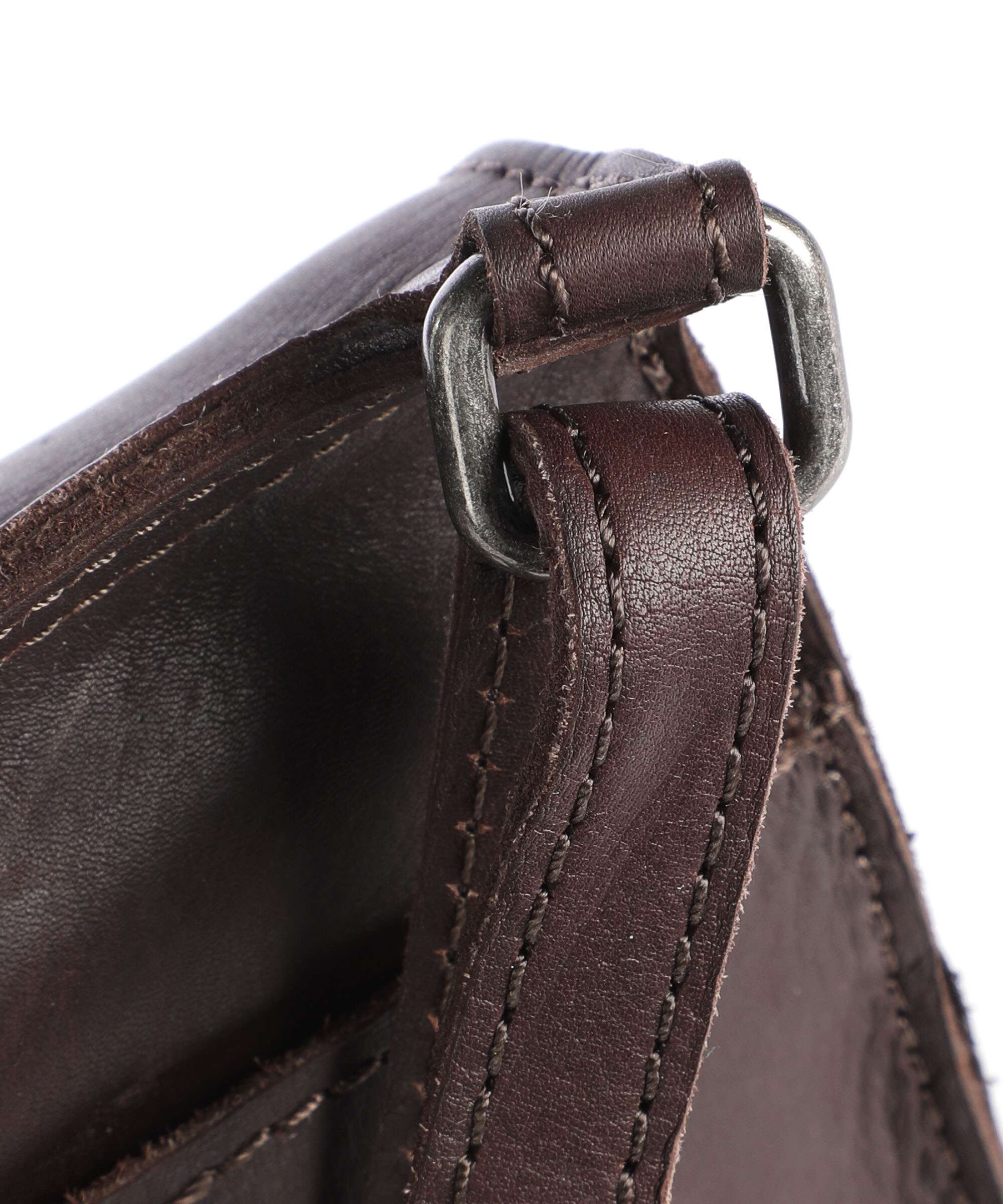 The Chesterfield Brand Cow Wax Pull Up Nebra Phone bag brown - Image 5