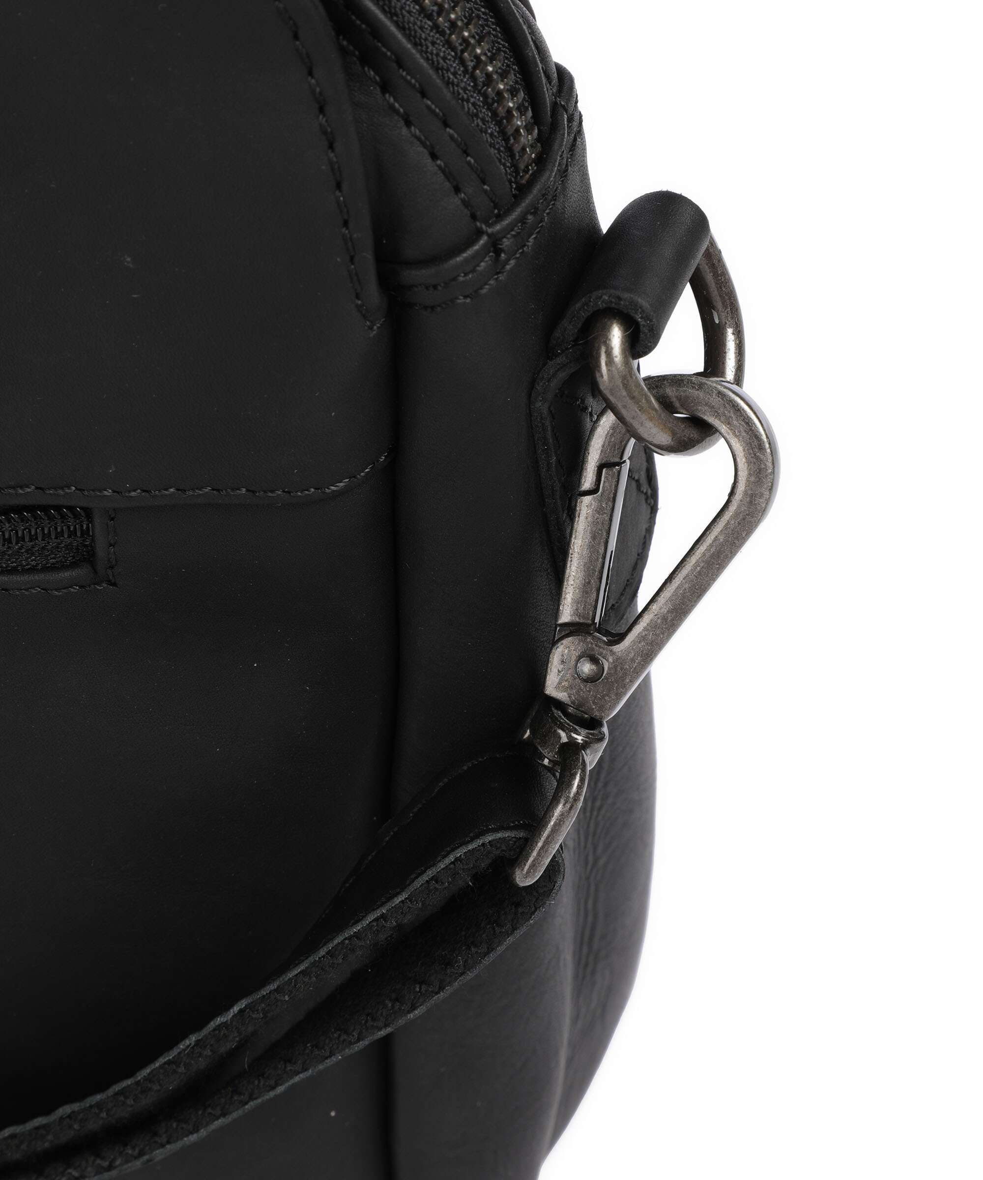 The Chesterfield Brand Cow Wax Pull Up Porlezza Shoulder bag black - Image 4