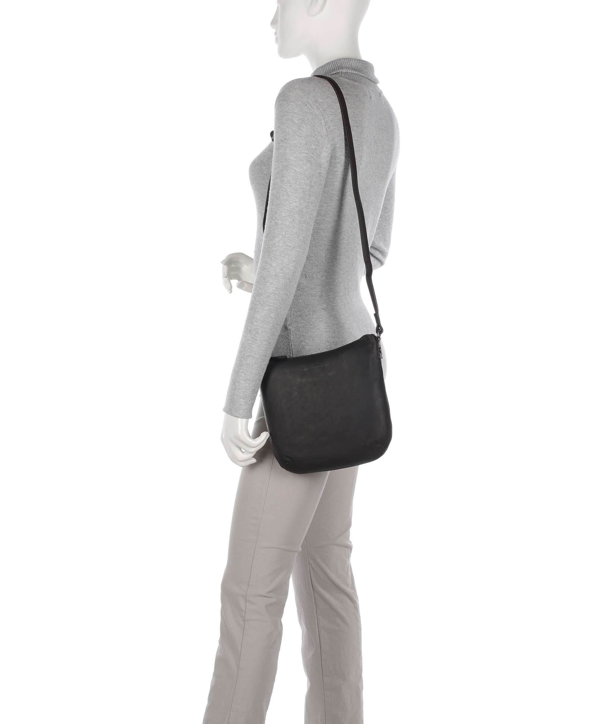 The Chesterfield Brand Cow Wax Pull Up Redding Crossbody bag brown - Image 3