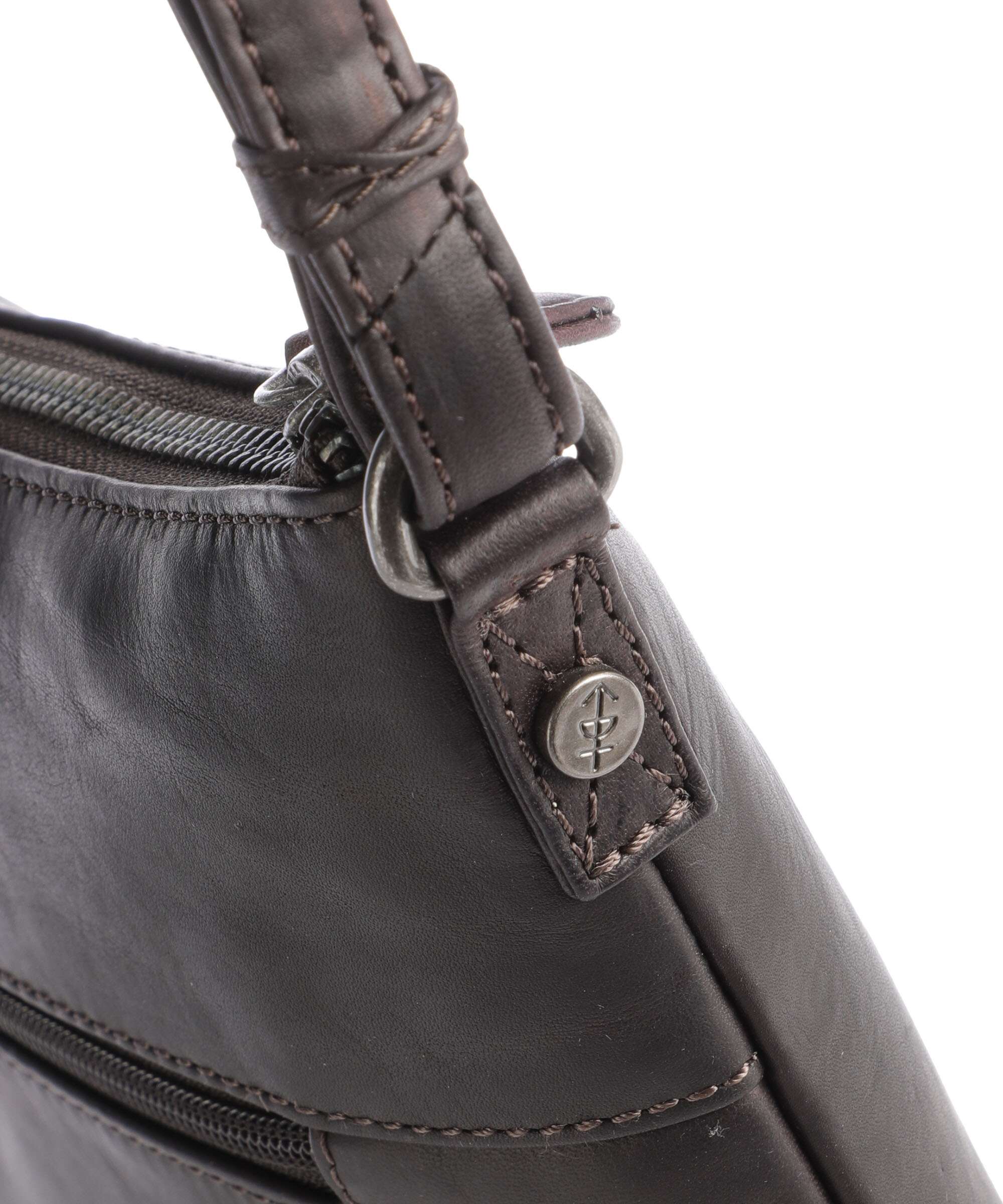 The Chesterfield Brand Cow Wax Pull Up Redding Crossbody bag brown - Image 4