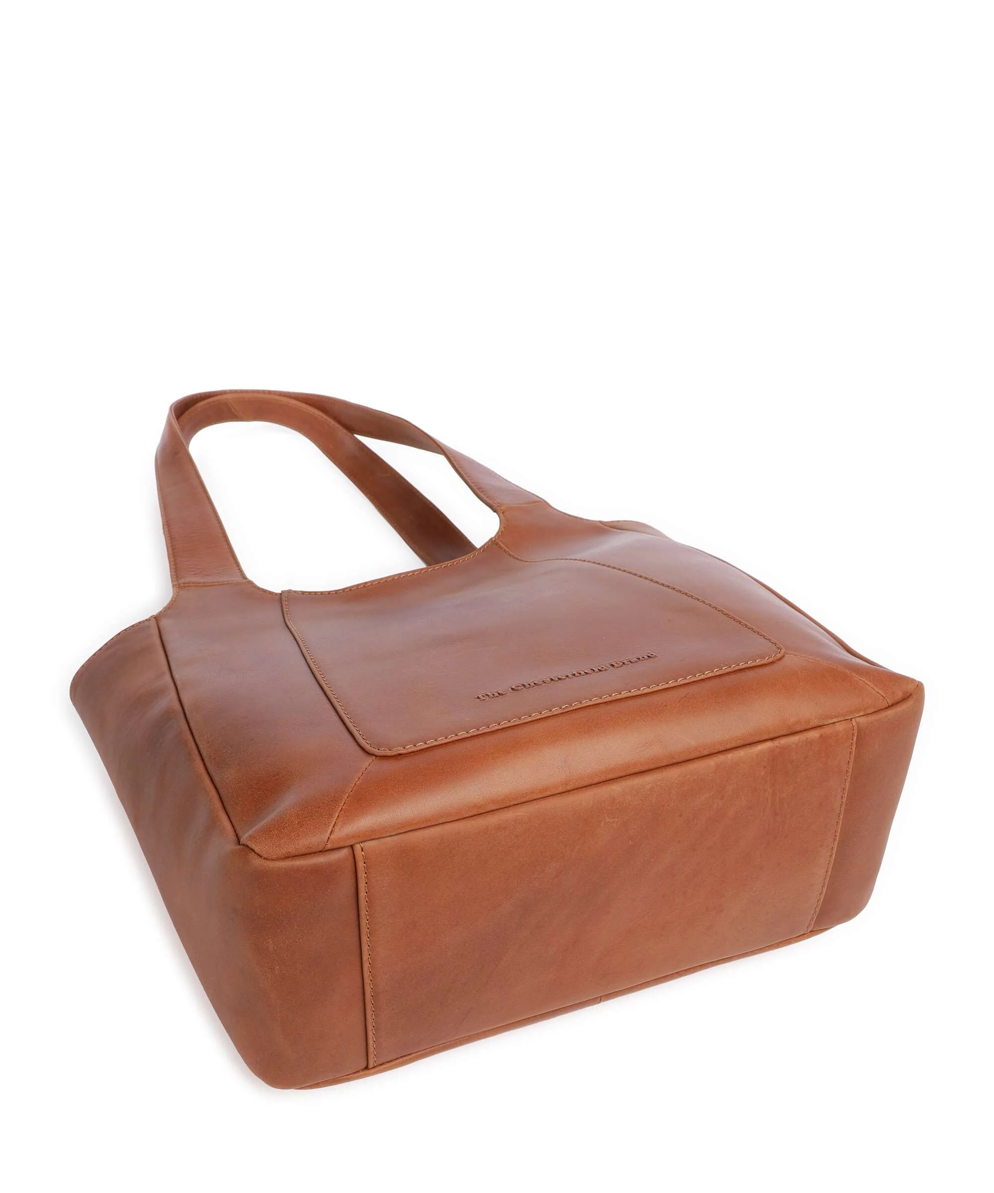 The Chesterfield Brand Cow Wax Pull Up Tofino Tote bag cognac - Image 4