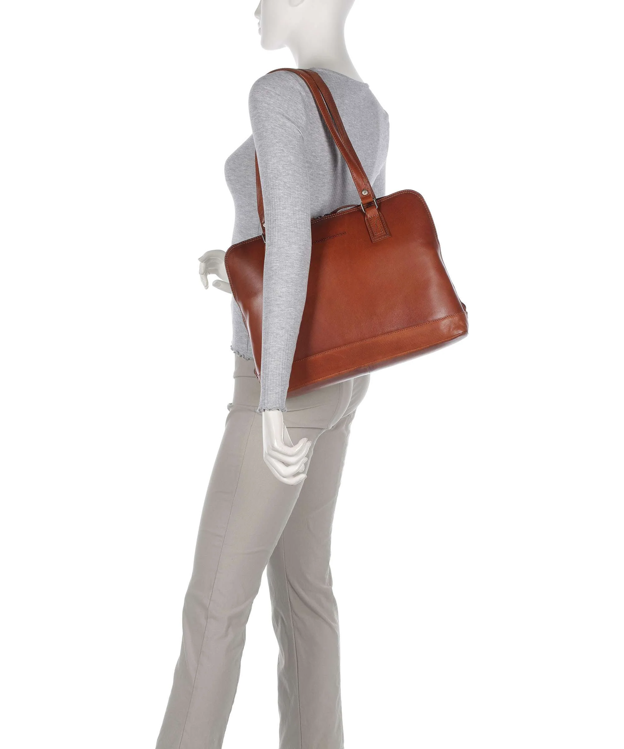 The Chesterfield Brand Novum Selvino Shoulder bag cognac - Image 3
