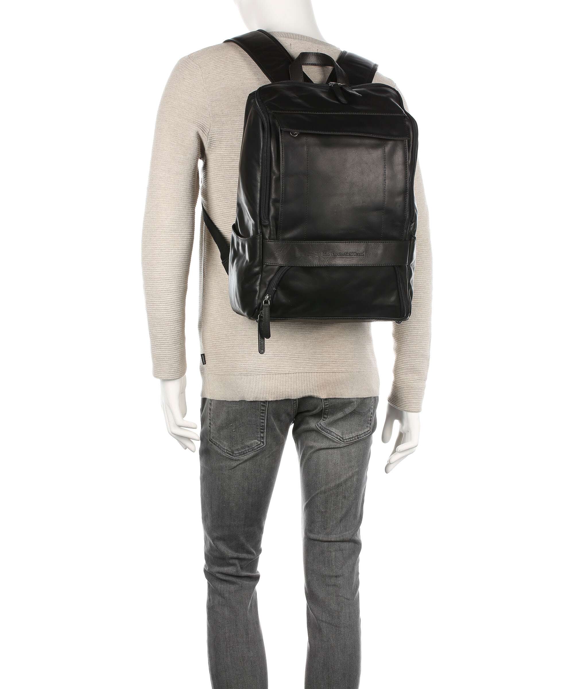 The Chesterfield Brand Rich Backpack schwarz - Image 3