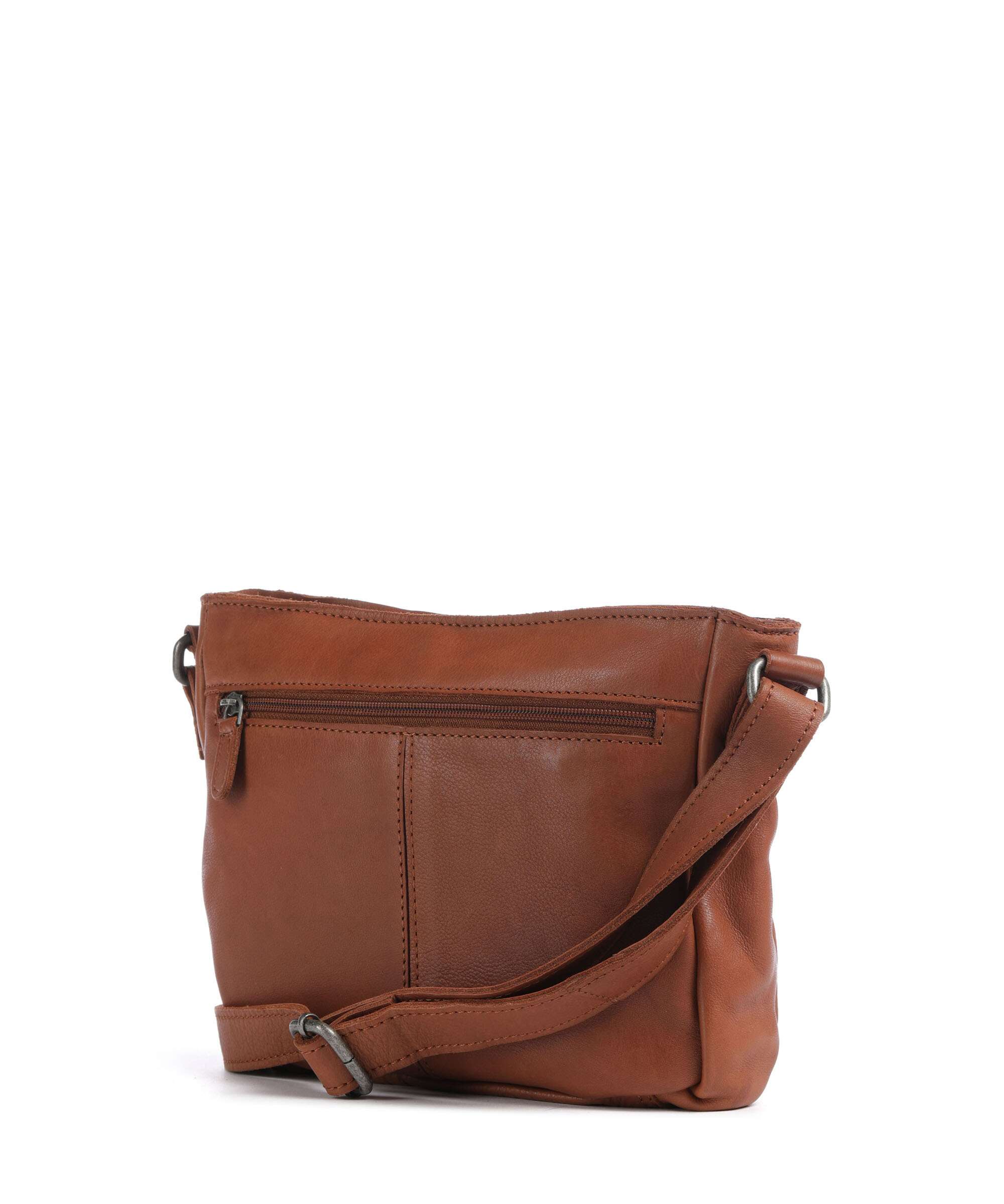 The Chesterfield Brand Washed Waxed Cow Aston Crossbody bag cognac - Image 2