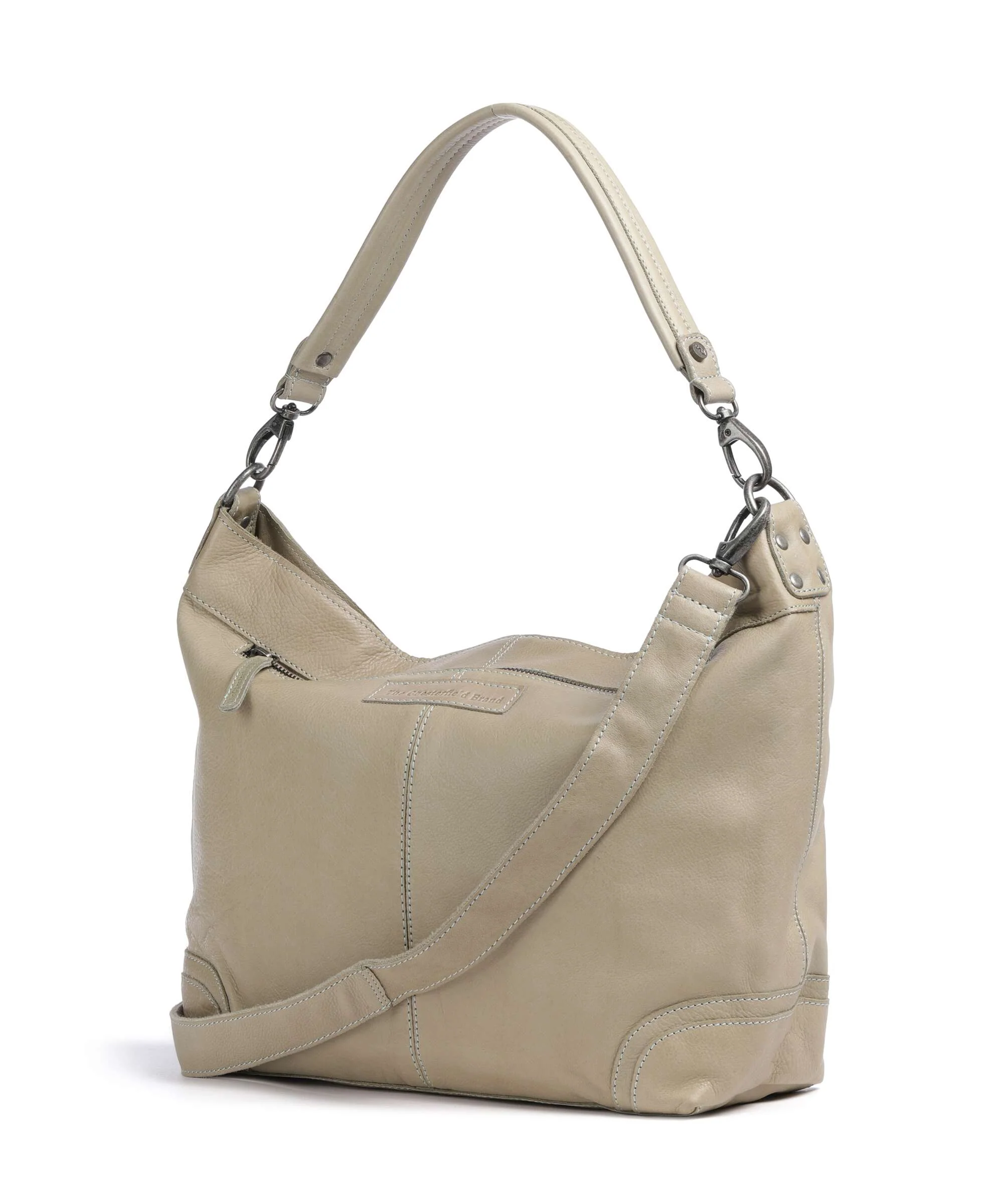 The Chesterfield Brand Washed Waxed Cow Bolivia Hobo bag ocean green - Image 2