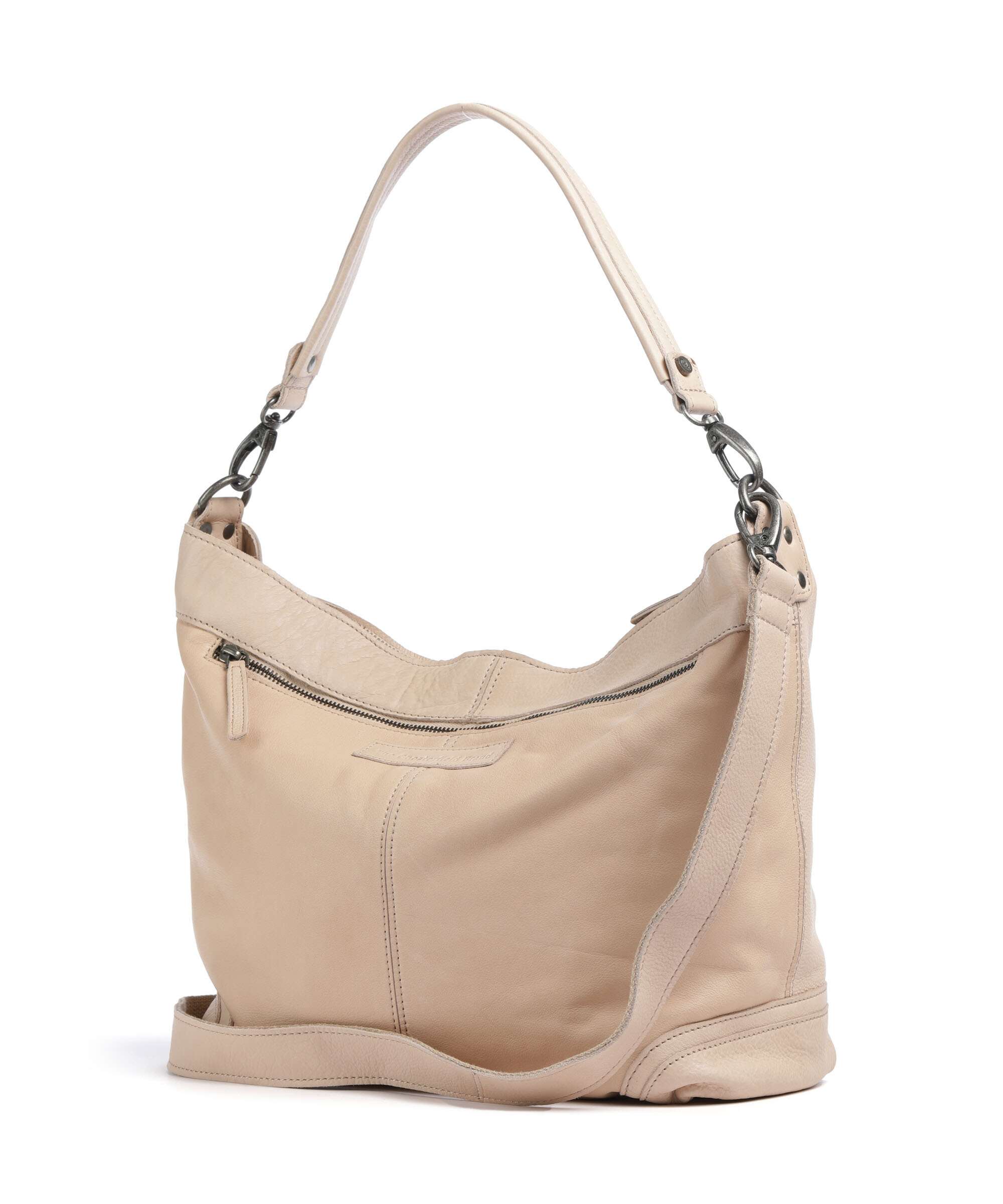 The Chesterfield Brand Washed Waxed Cow Bolivia Hobo bag beige - Image 2