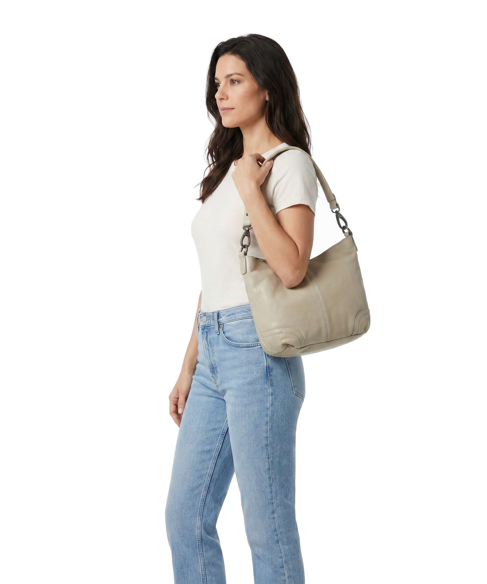 The Chesterfield Brand Washed Waxed Cow Lucy Shoulder bag ocean green - Image 3