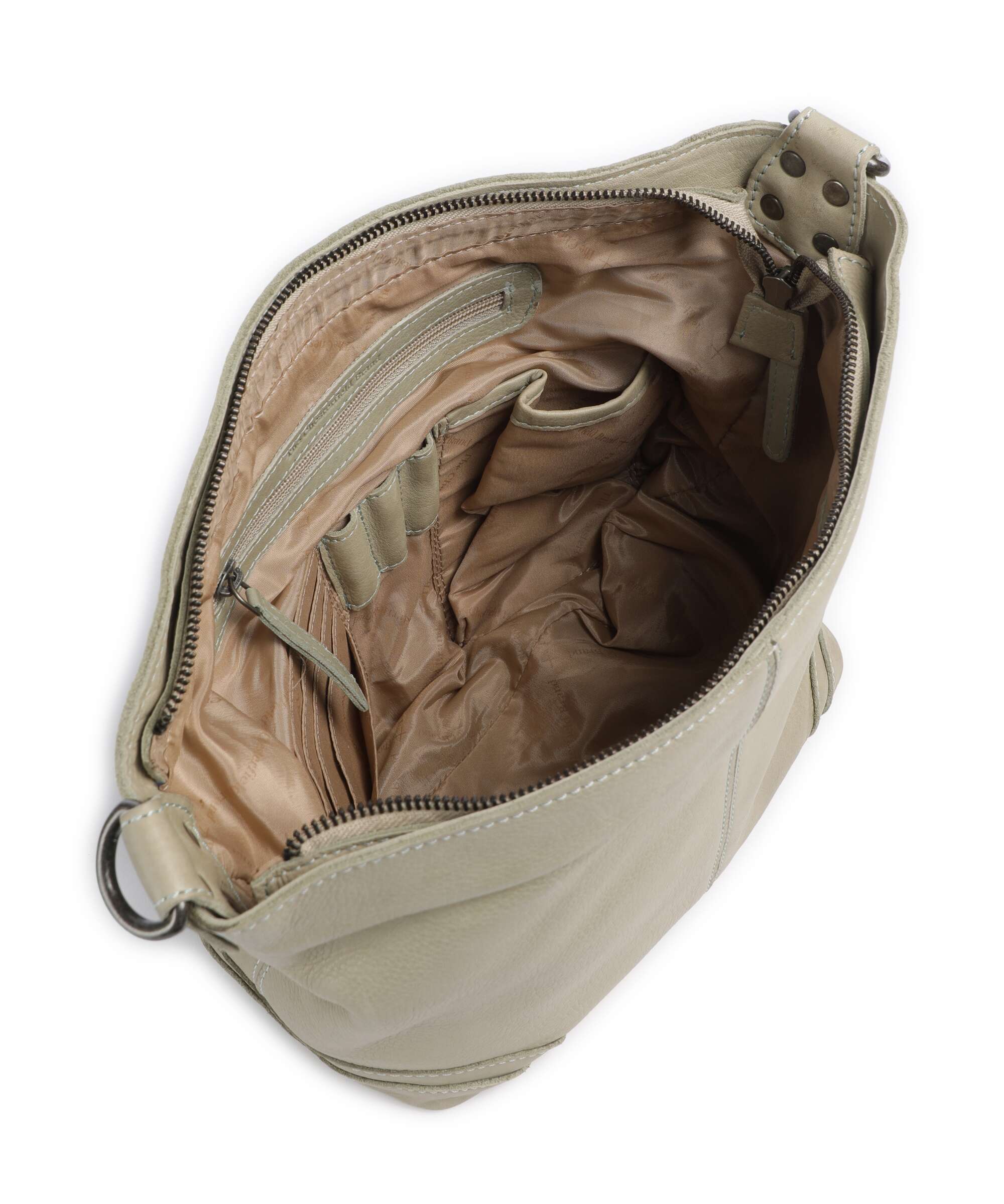 The Chesterfield Brand Washed Waxed Cow Lucy Shoulder bag ocean green - Image 5