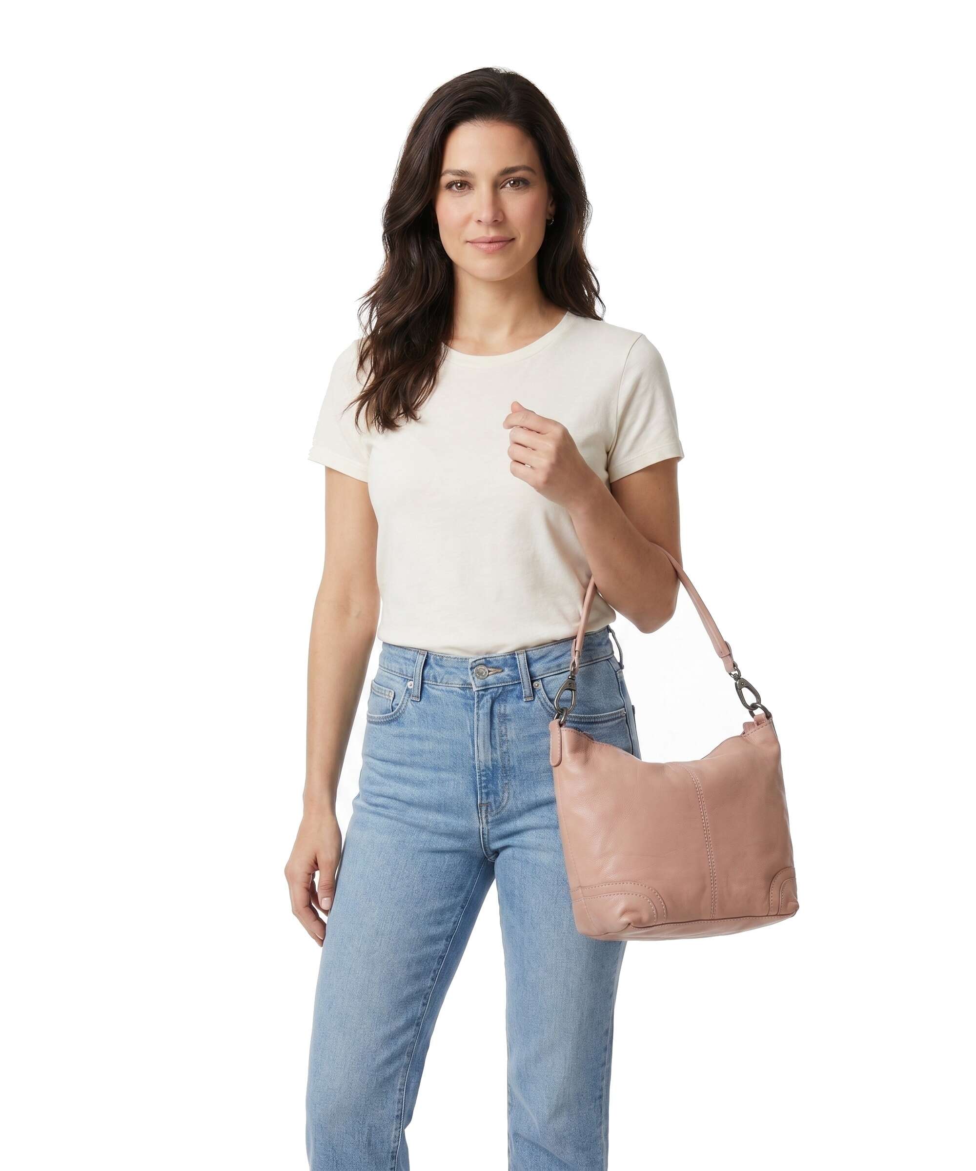 The Chesterfield Brand Washed Waxed Cow Lucy Shoulder bag vintage rose - Image 3