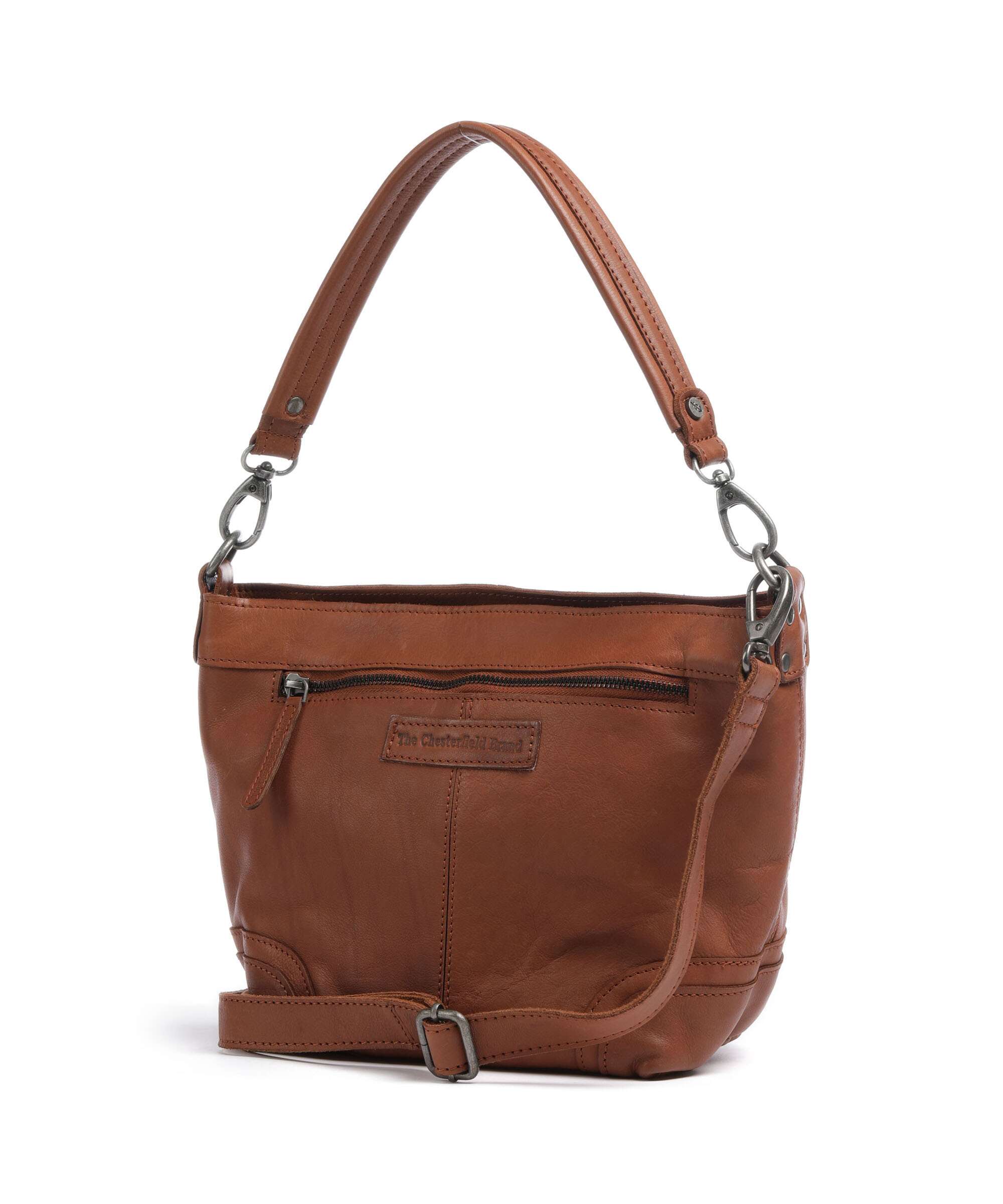 The Chesterfield Brand Washed Waxed Cow Lucy Shoulder bag cognac - Image 2