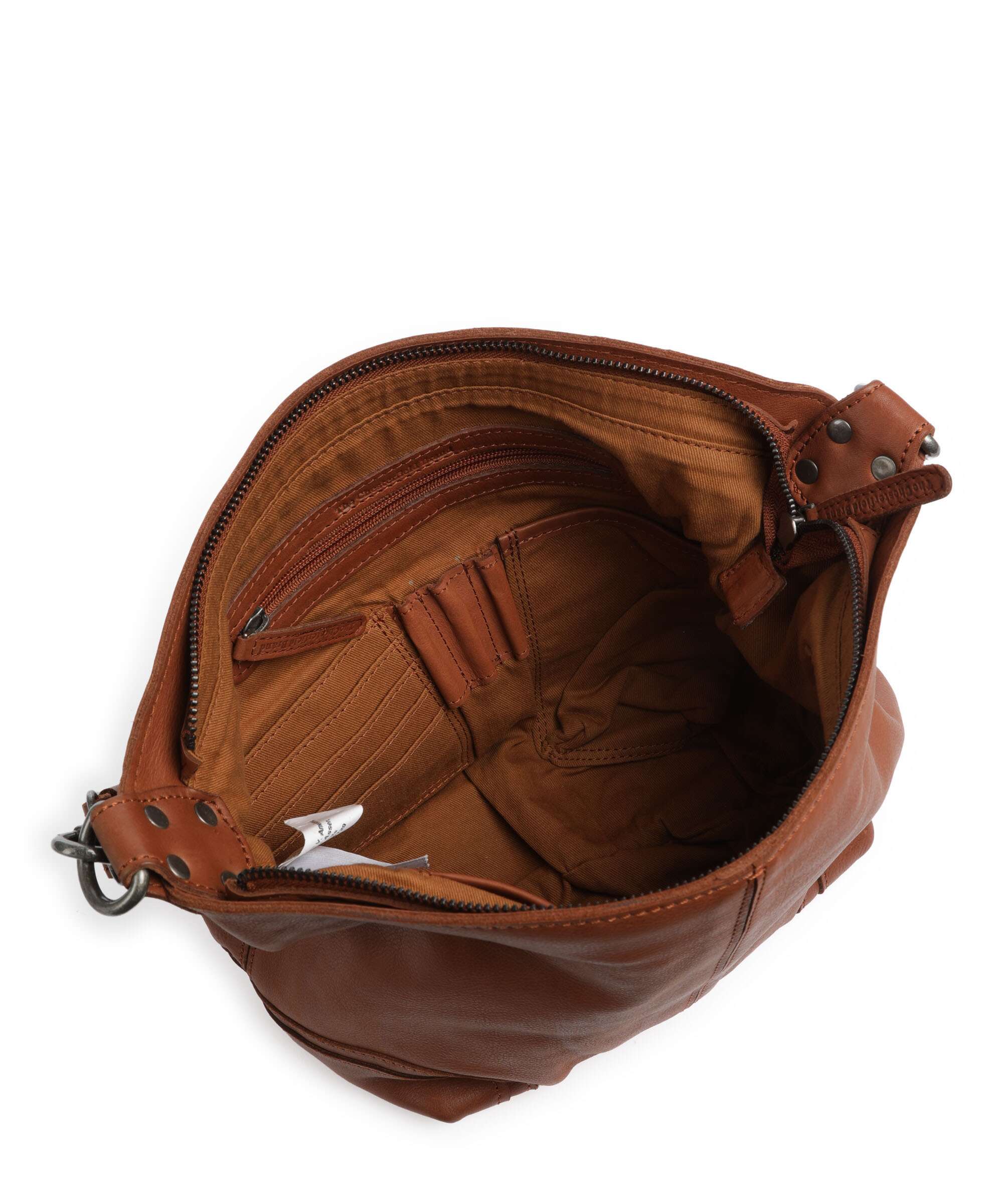 The Chesterfield Brand Washed Waxed Cow Lucy Shoulder bag cognac - Image 6
