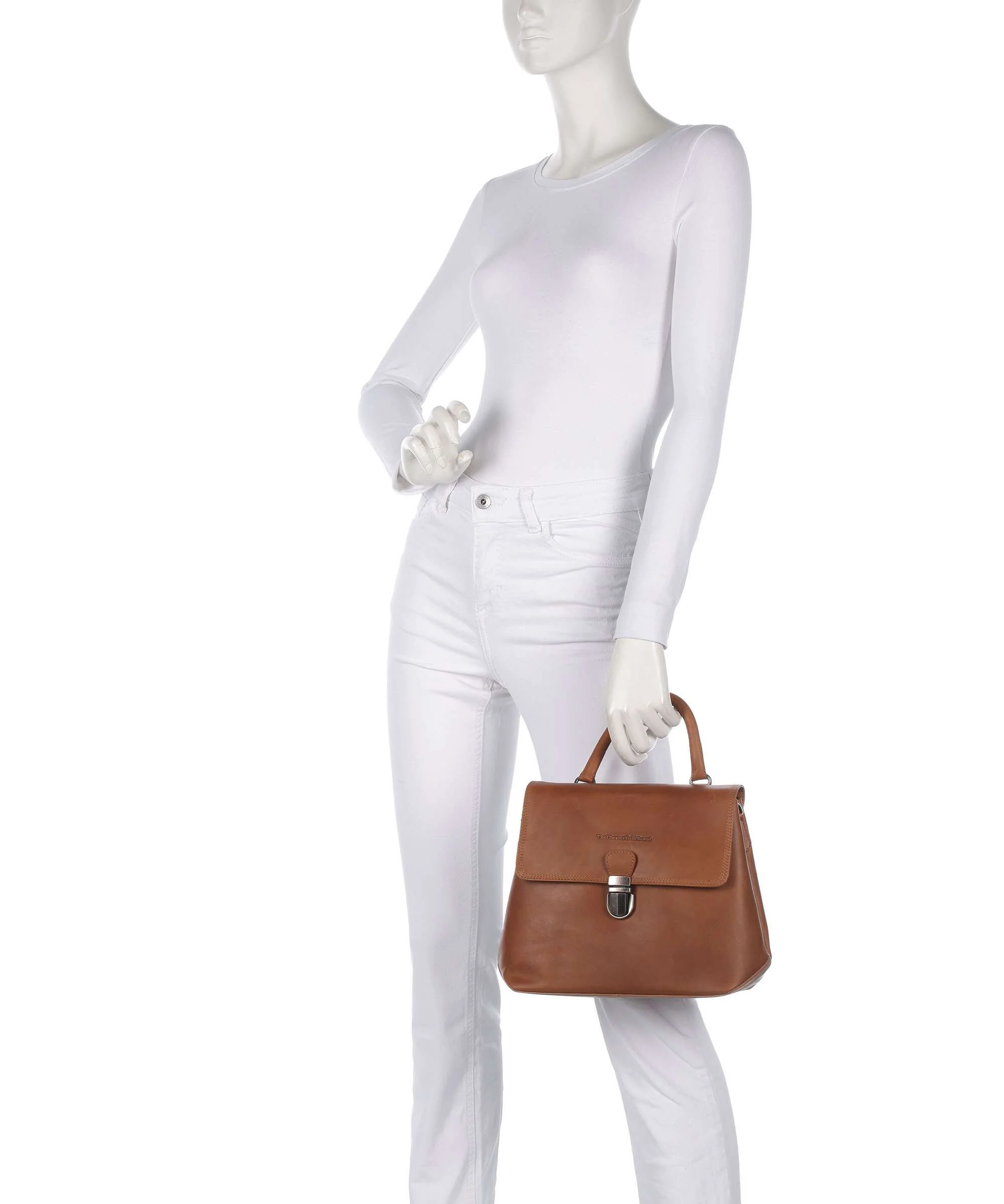 The Chesterfield Brand Wax Pull Up Cow Angera Handbag cognac - Image 3