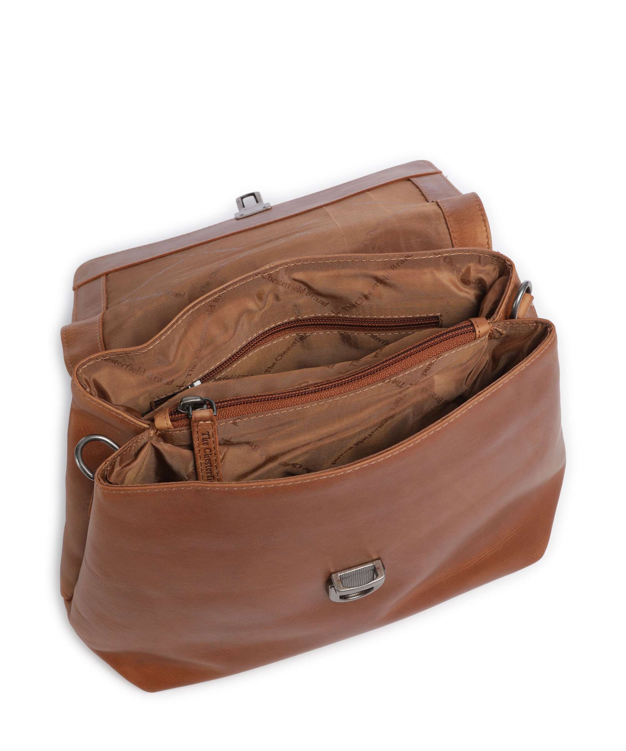The Chesterfield Brand Wax Pull Up Cow Angera Handbag cognac - Image 6