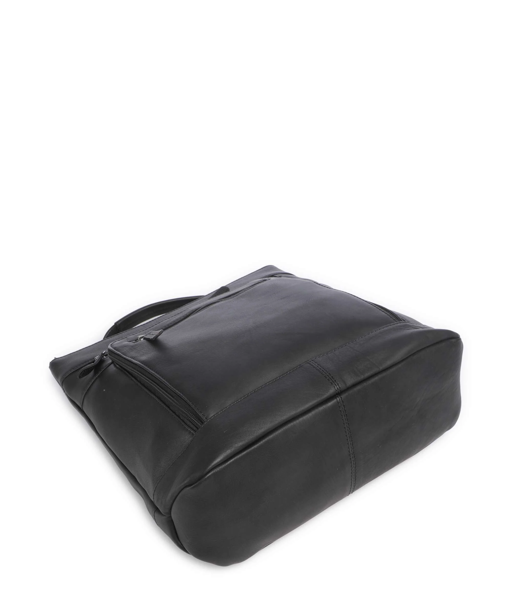The Chesterfield Brand Wax Pull Up Cow Caldero Backpack black - Image 5