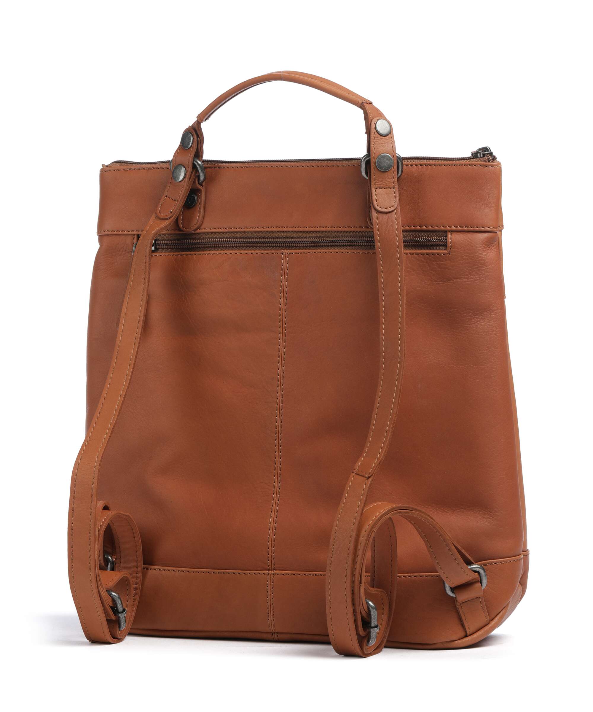The Chesterfield Brand Wax Pull Up Cow Caldero Backpack cognac - Image 2