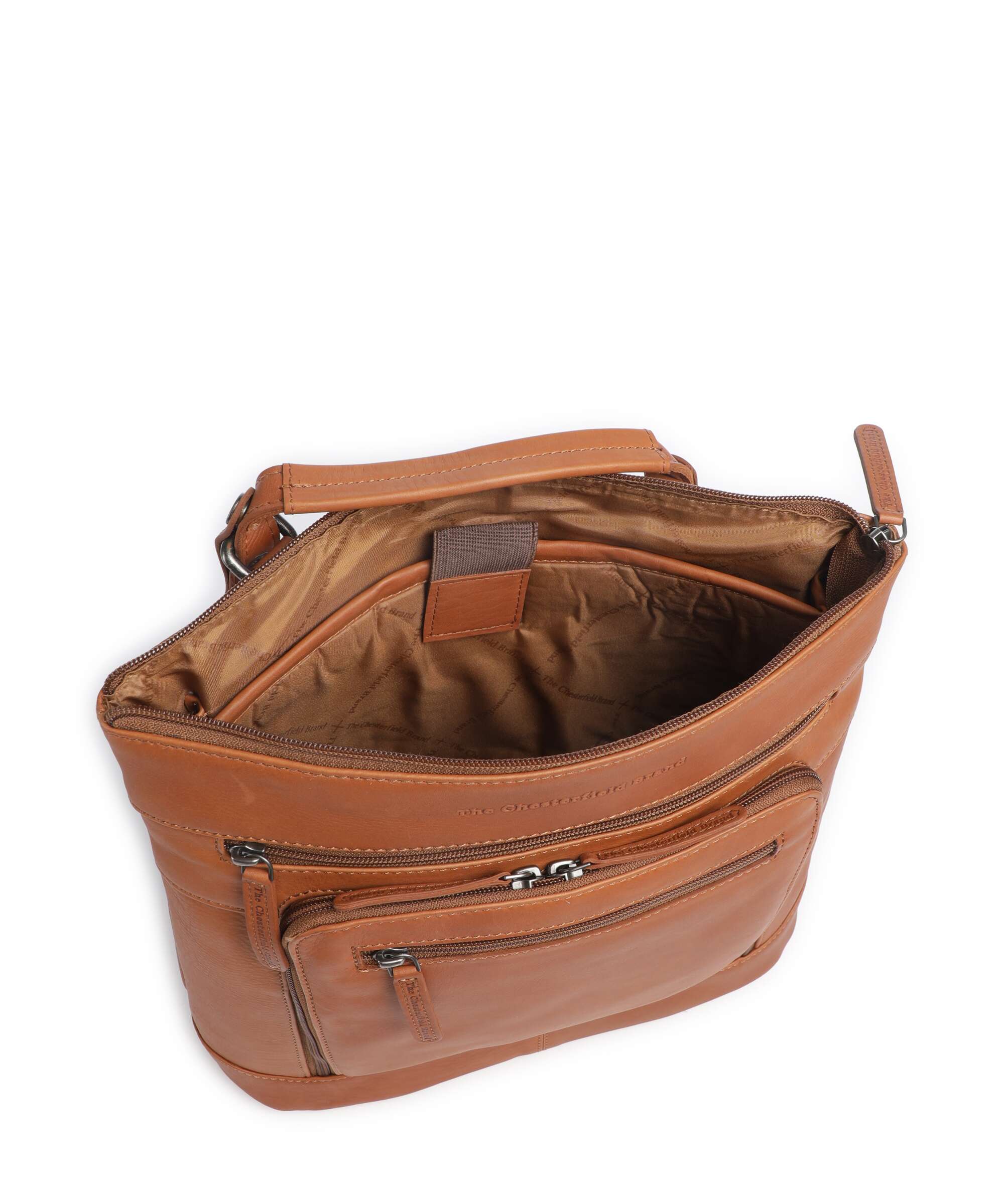 The Chesterfield Brand Wax Pull Up Cow Caldero Backpack cognac - Image 6