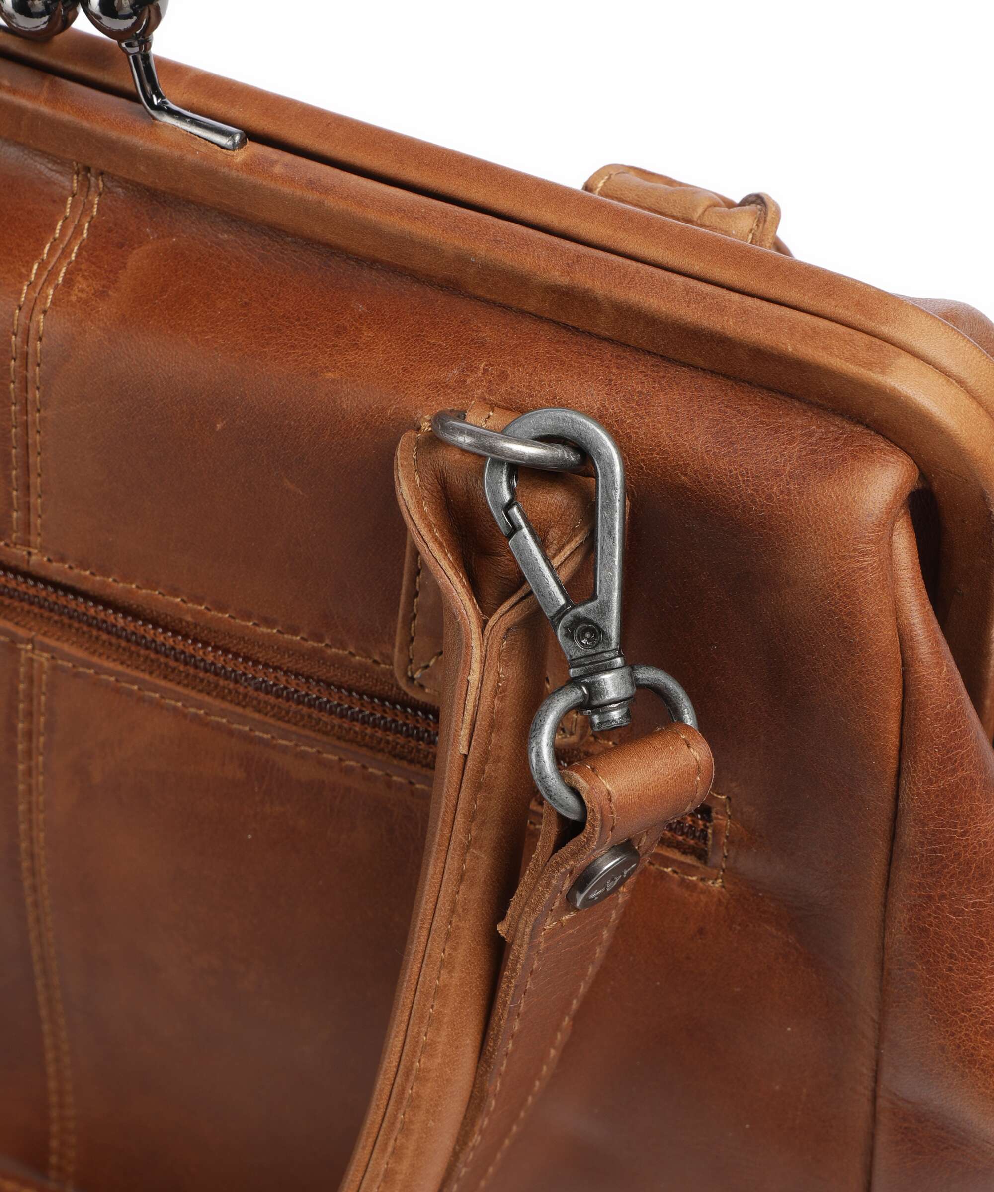 The Chesterfield Brand Wax Pull Up Cow Dorin Shoulder bag cognac - Image 3