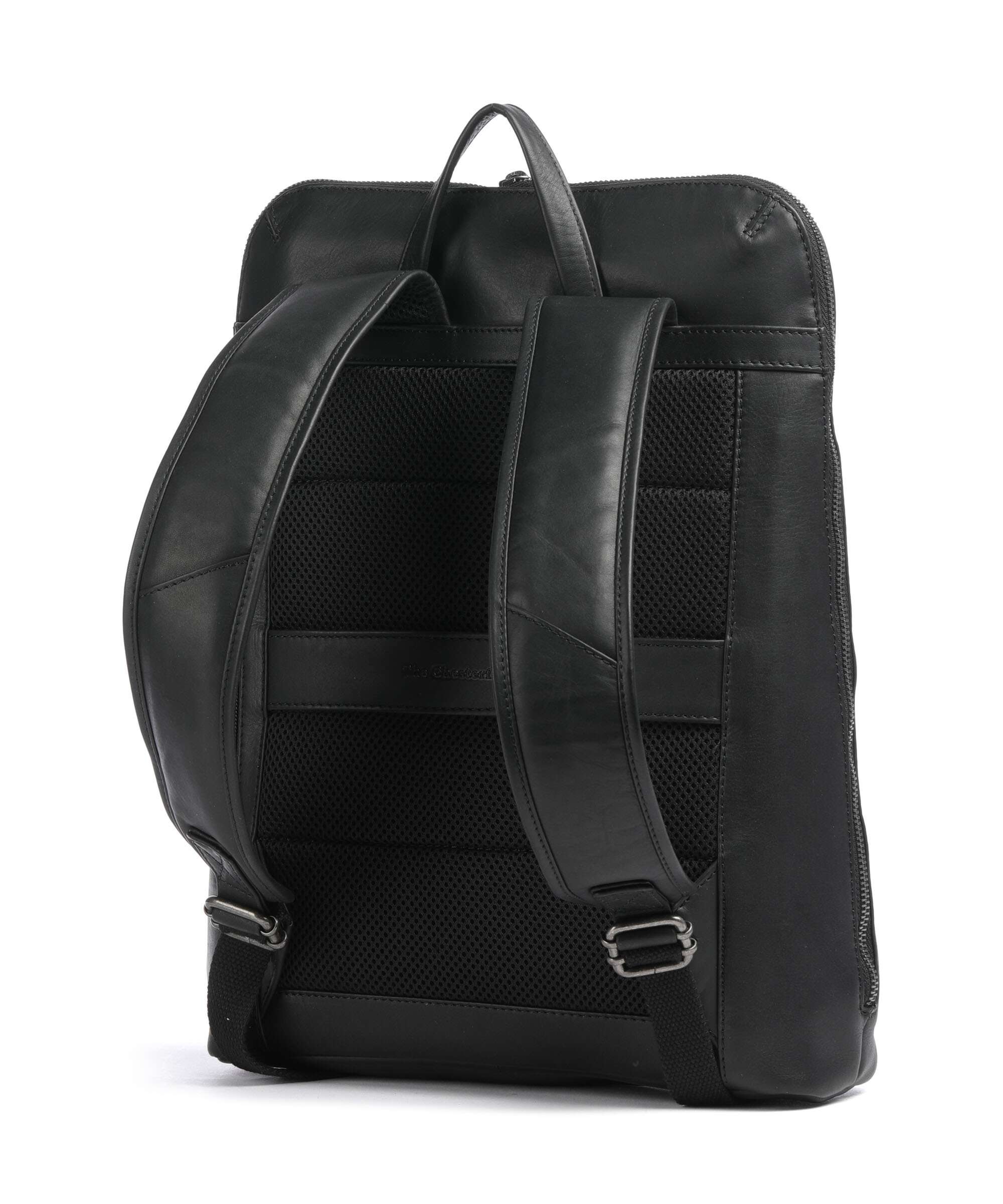 The Chesterfield Brand Wax Pull Up Cow Filmore Backpack black - Image 2