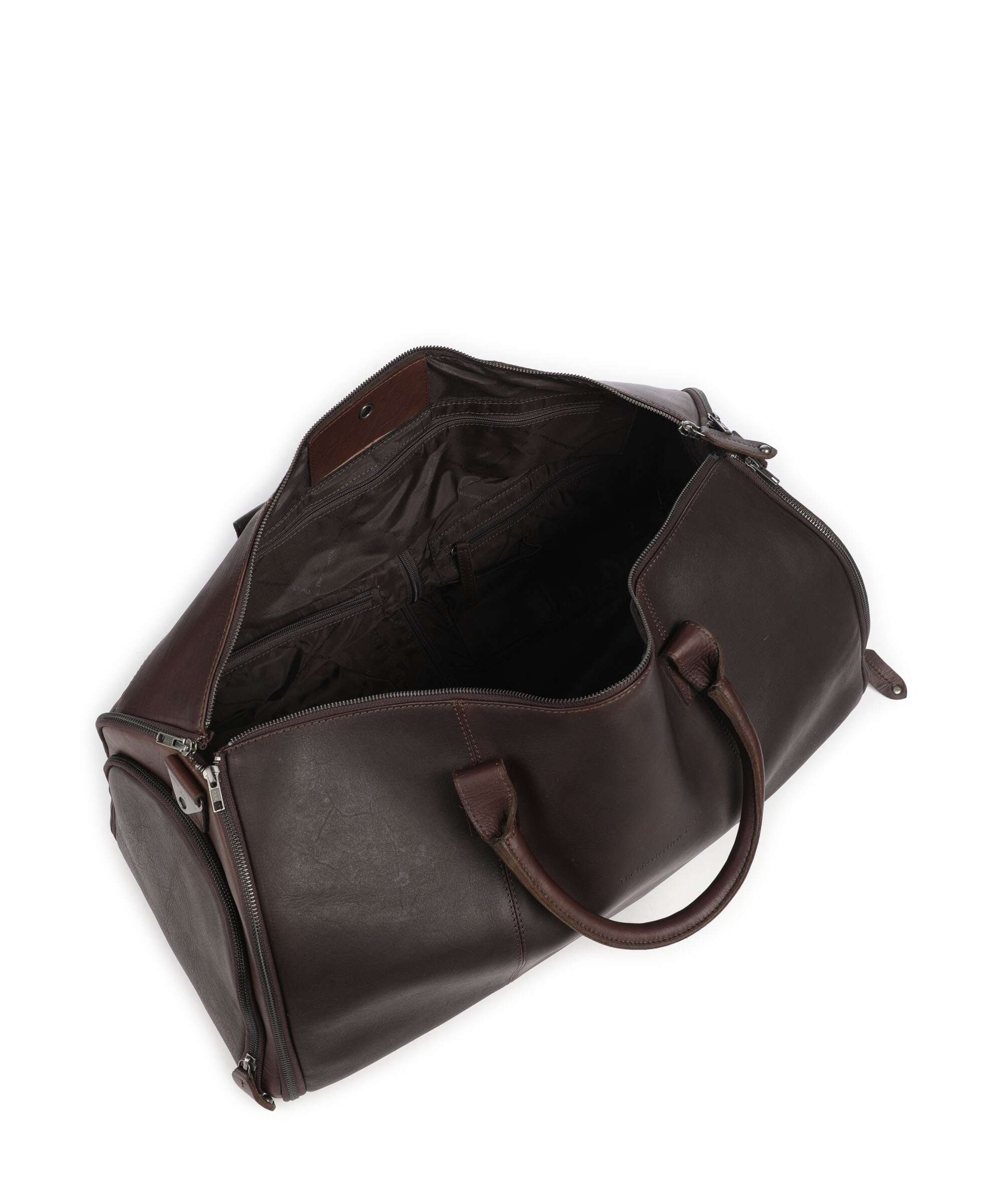 The Chesterfield Brand Wax Pull Up Cow Finlay Weekend bag brown - Image 6