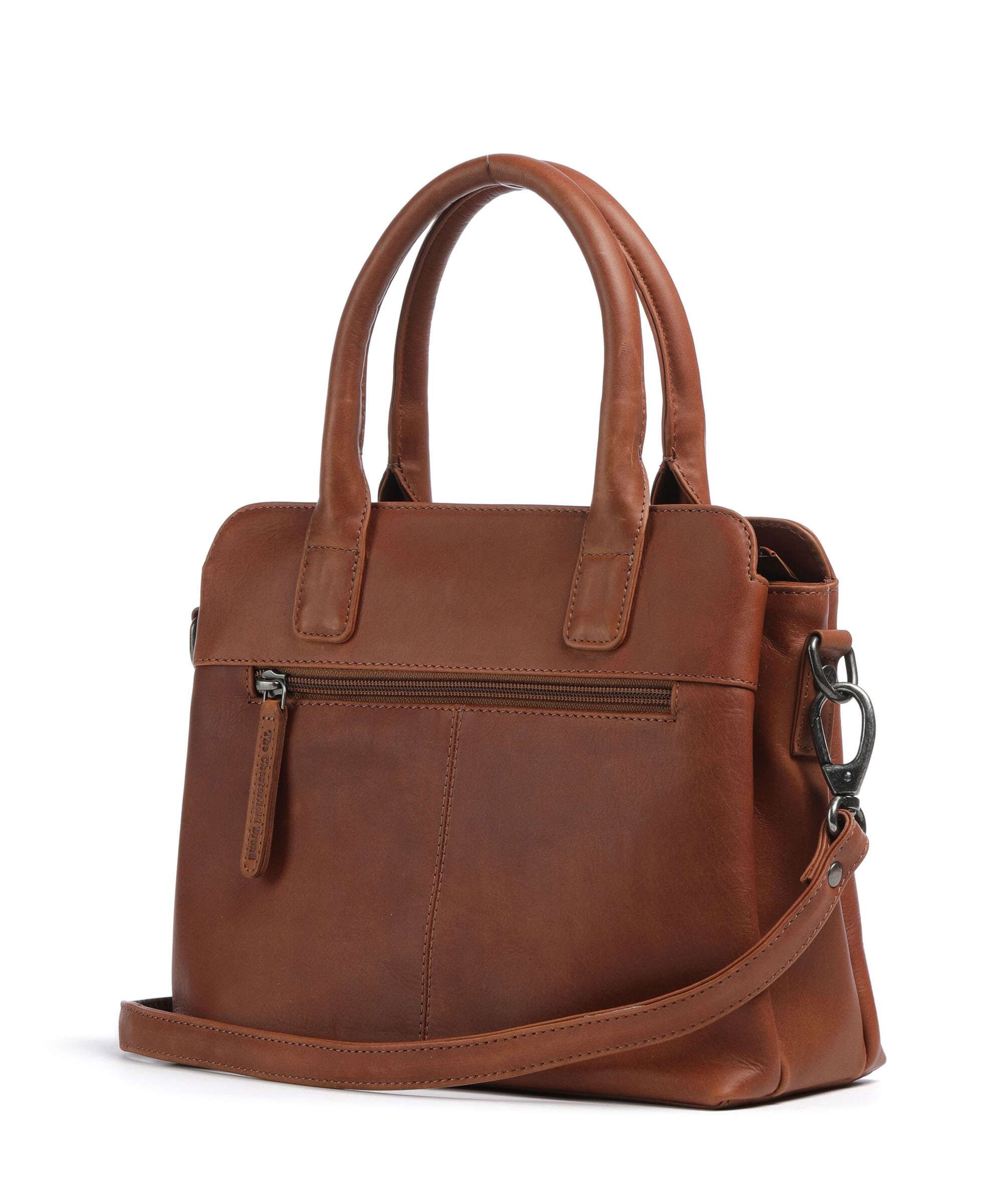 The Chesterfield Brand Wax Pull Up Cow Hermosa Handbag cognac - Image 2
