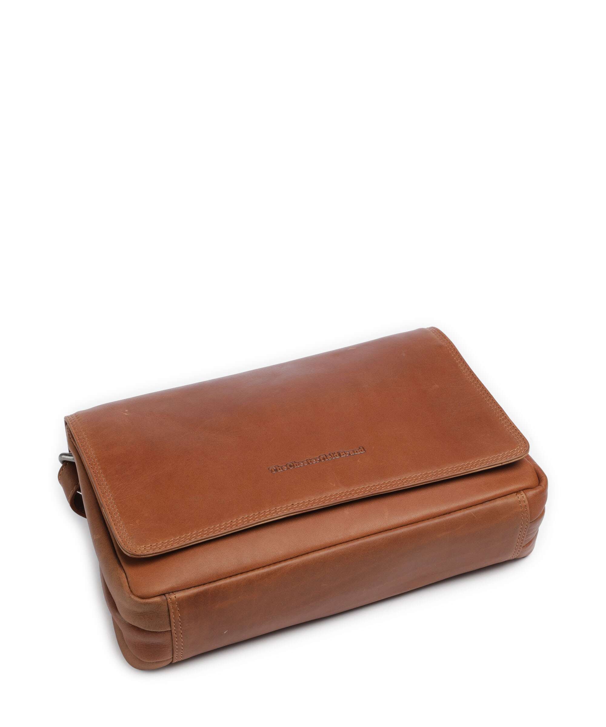The Chesterfield Brand Wax Pull Up Cow Laverton Crossbody bag cognac - Image 5