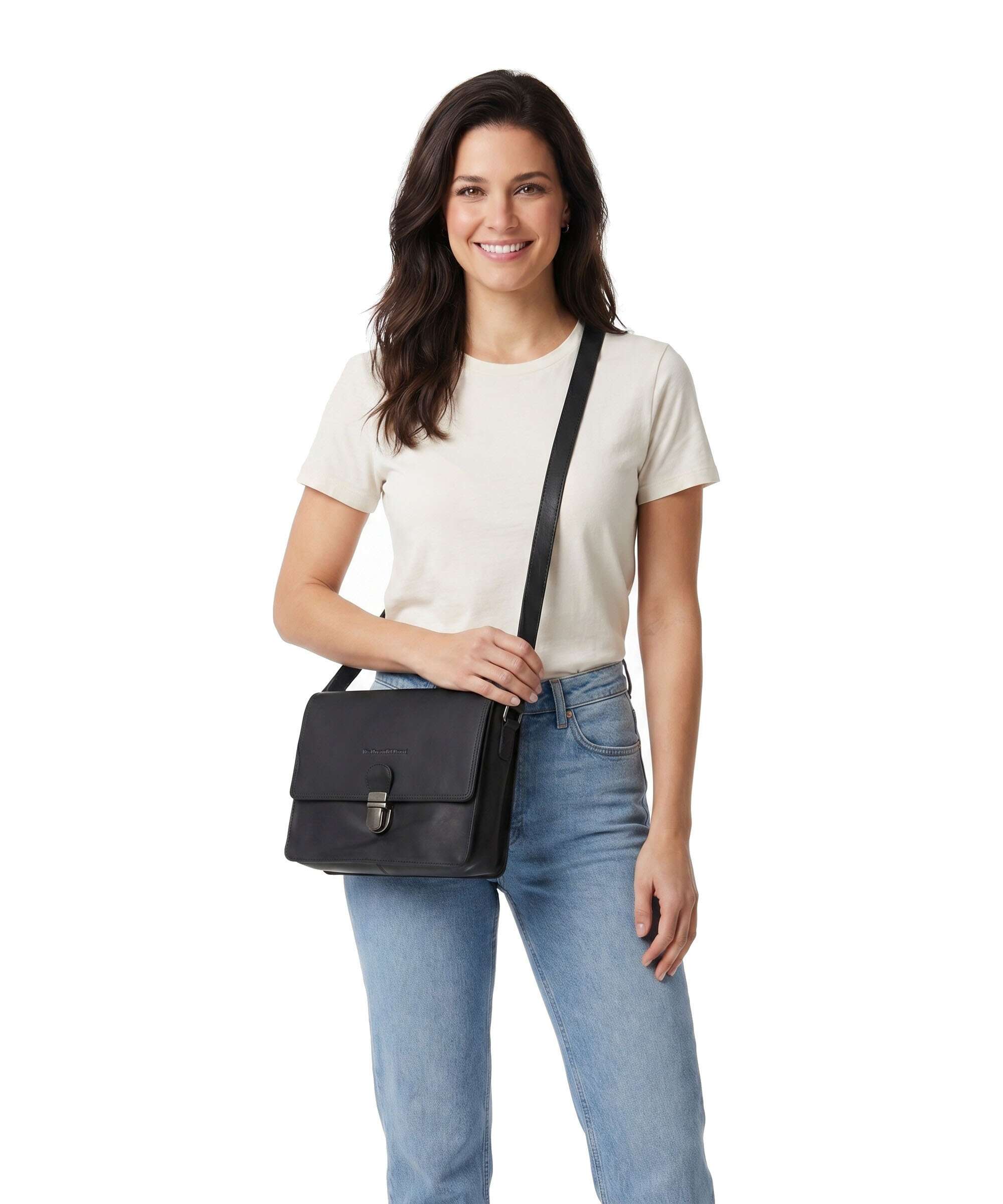 The Chesterfield Brand Wax Pull Up Cow Lunor Shoulder bag black - Image 3