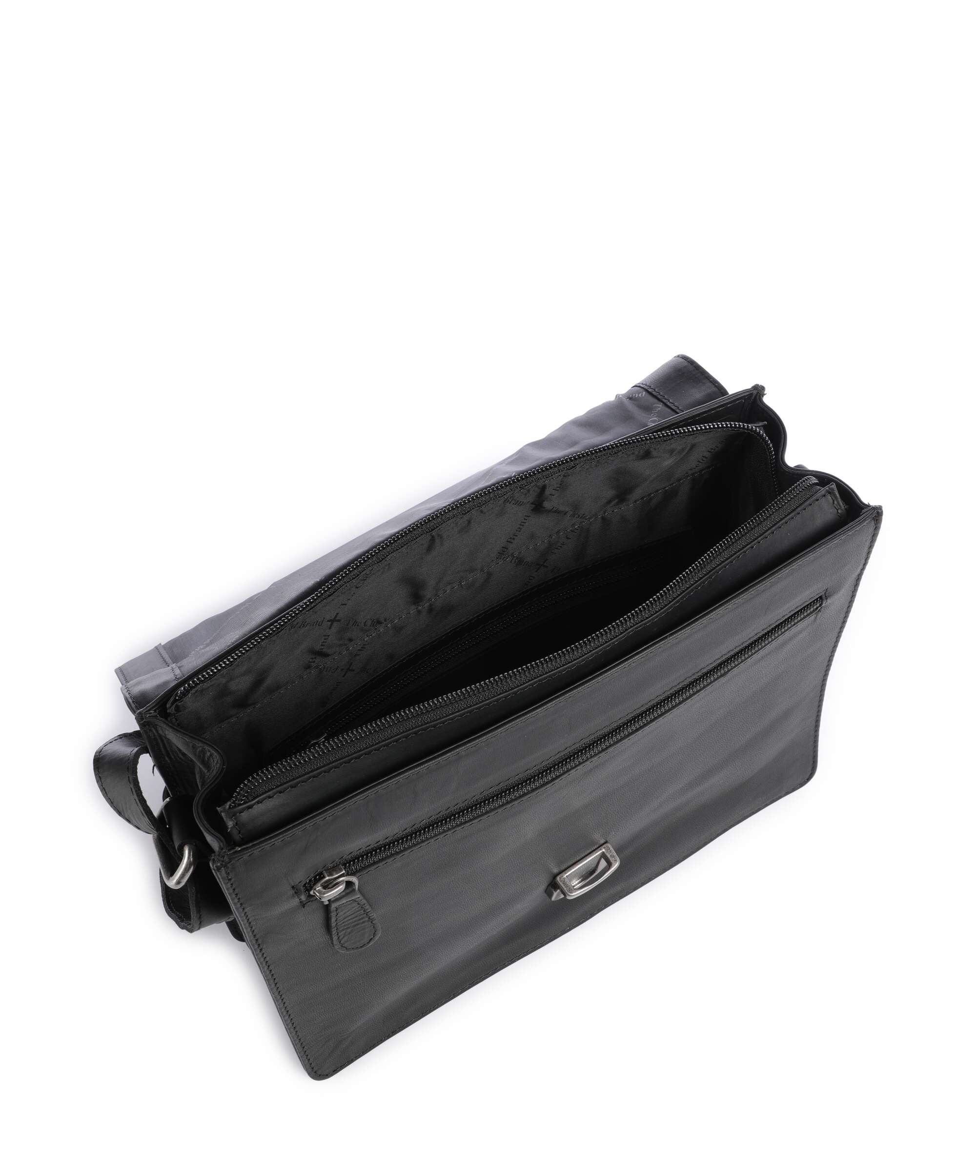 The Chesterfield Brand Wax Pull Up Cow Lunor Shoulder bag black - Image 5